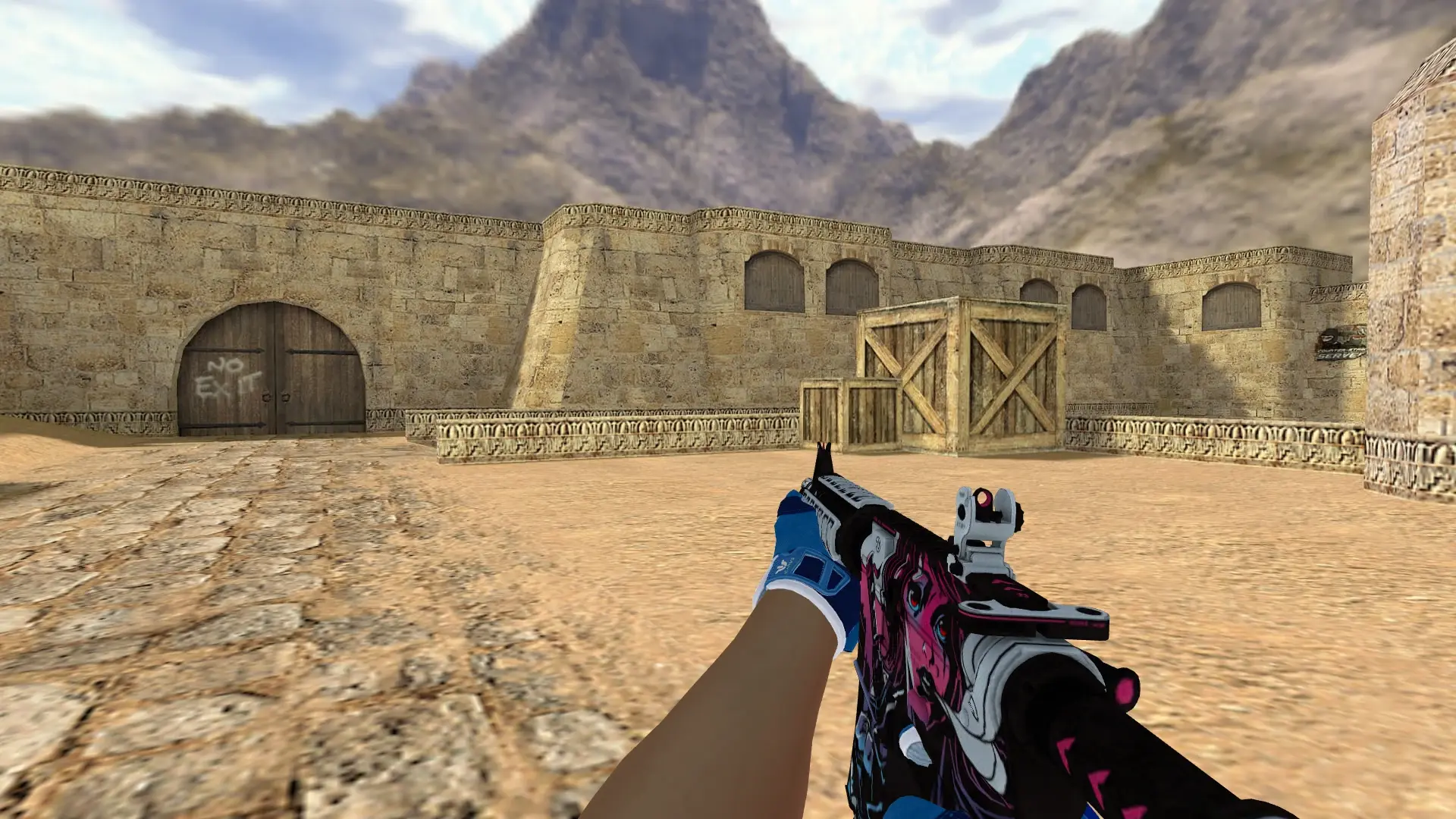 M4A1 — Sport Amphibious Pack — de_dust2 (first person)