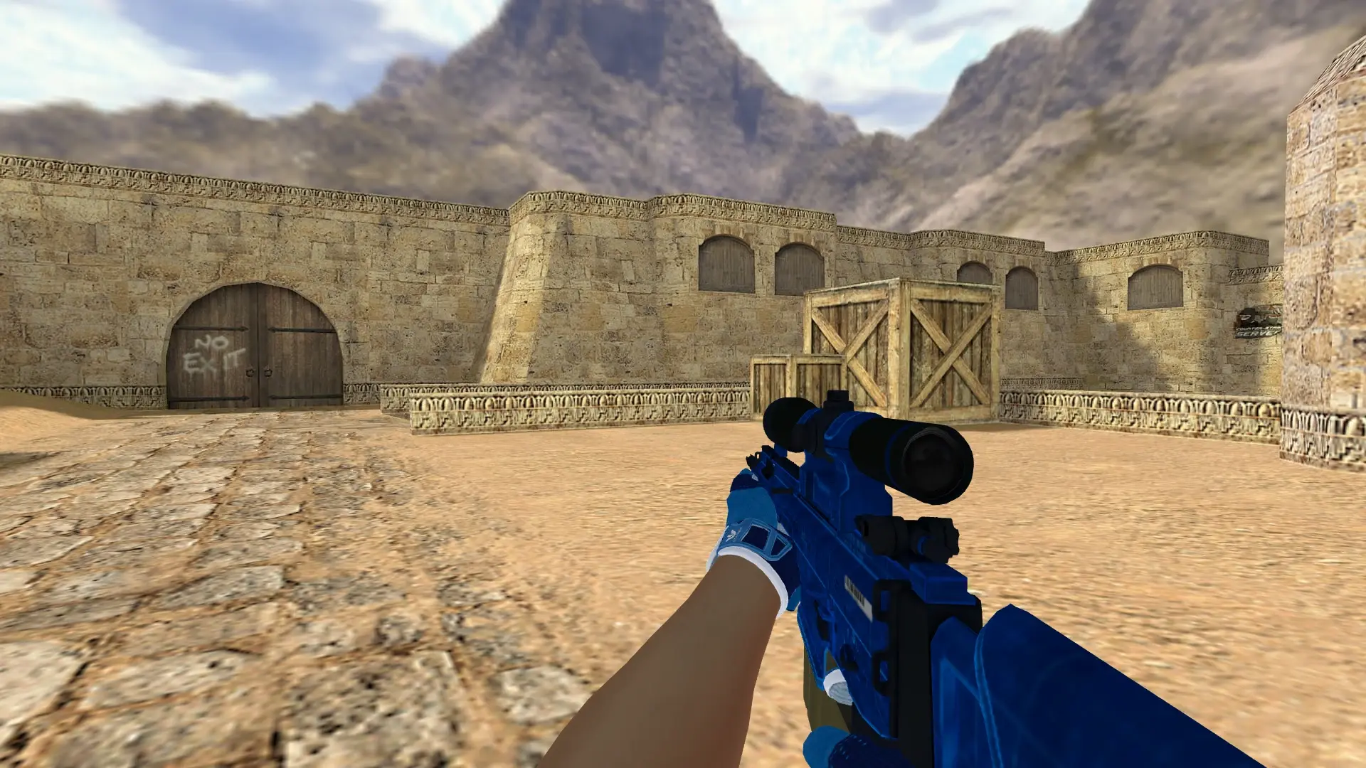 SG550 — Sport Amphibious Pack — de_dust2 (first person)