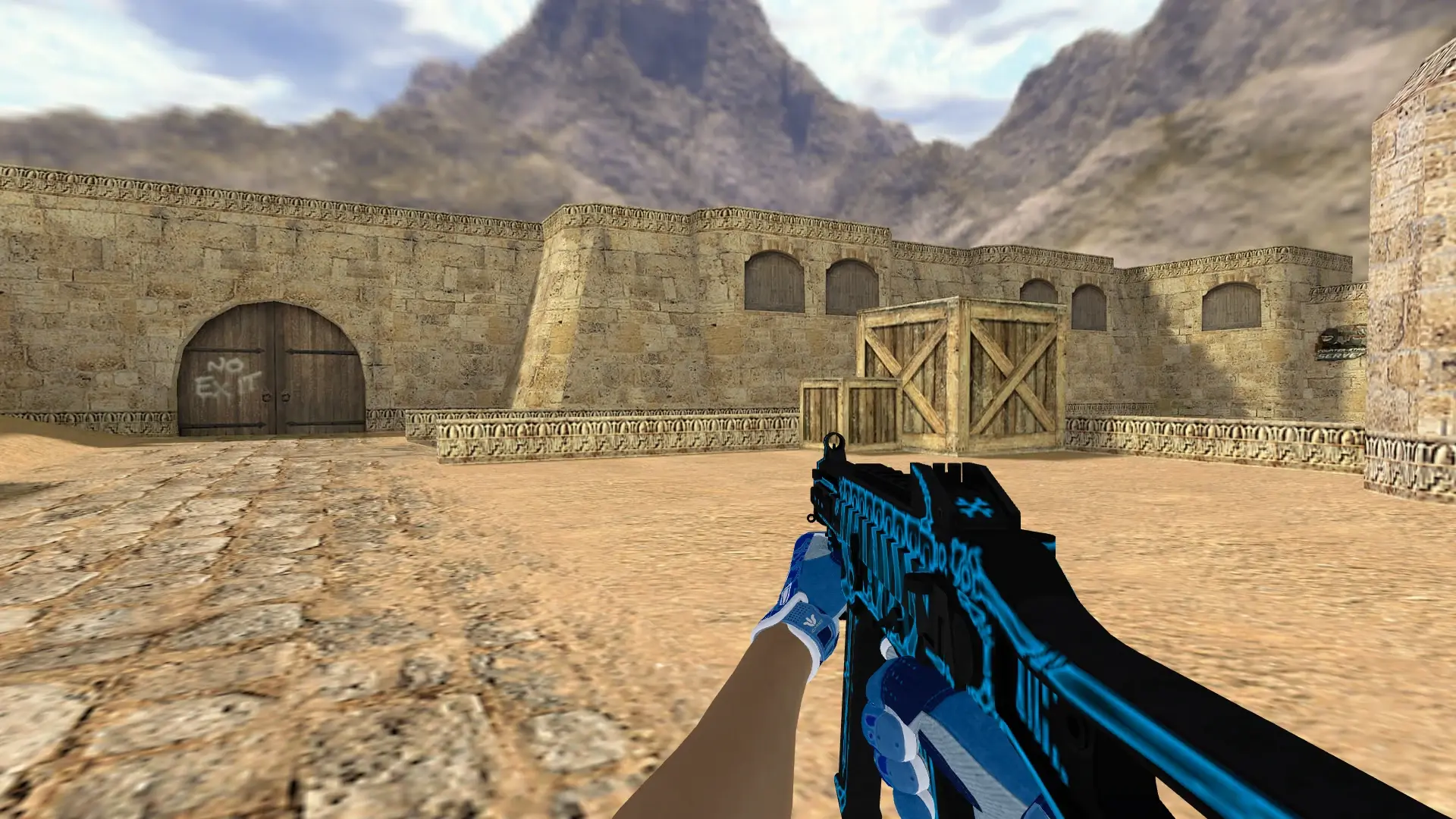 UMP-45 — Sport Amphibious Pack — de_dust2 (first person)