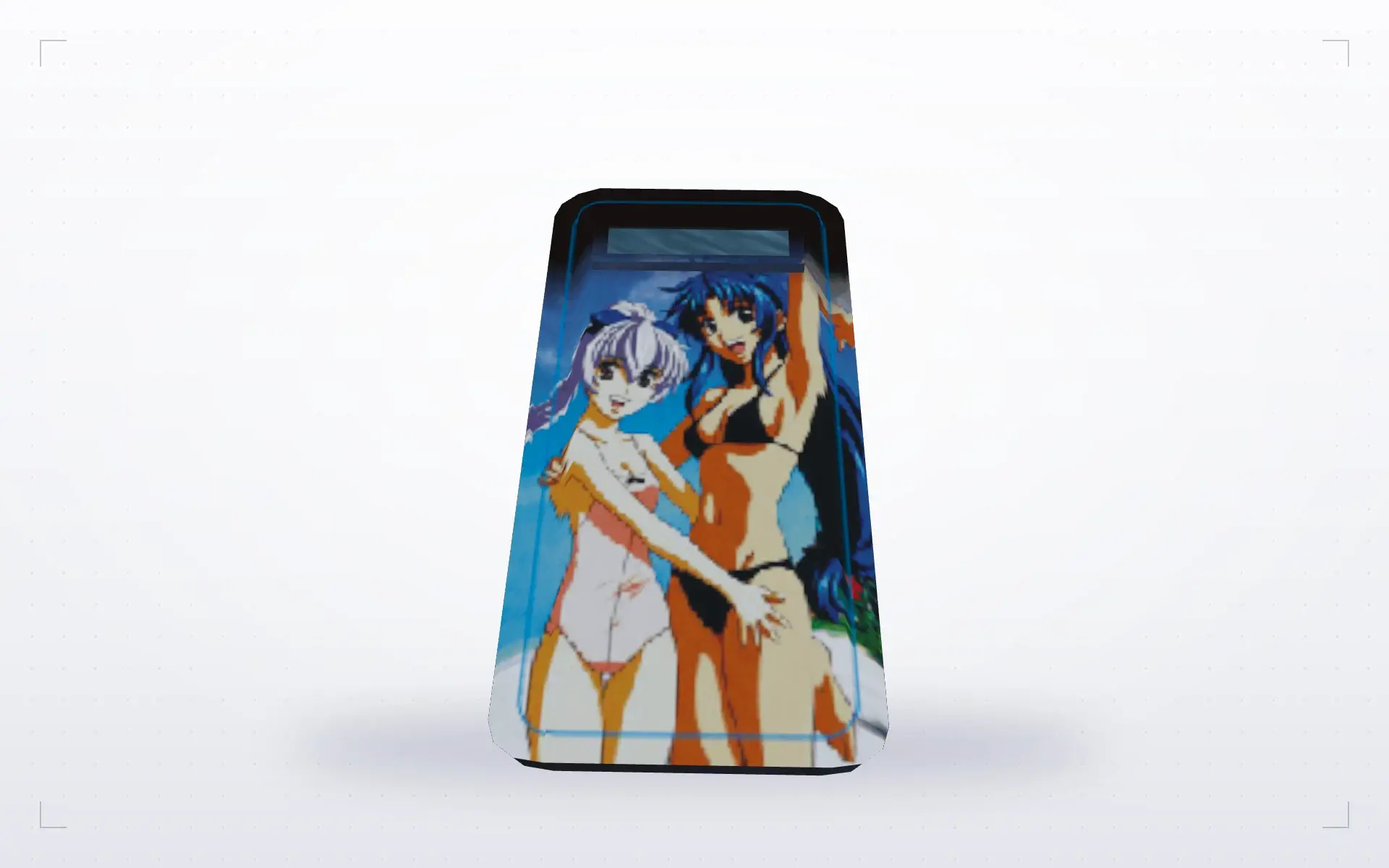 Anime Girls Shield — top view
