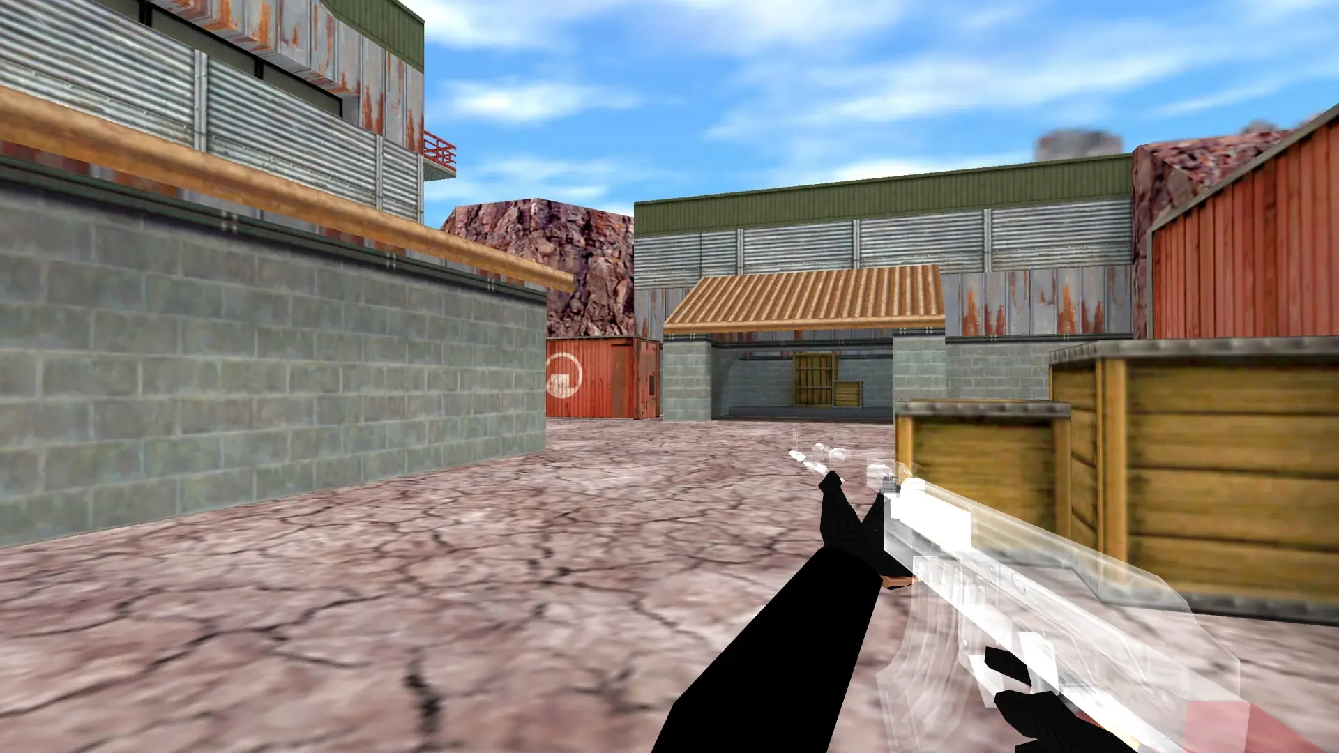 AK-47 — Transparent Weapon Skins Pack — de_nuke (first person)
