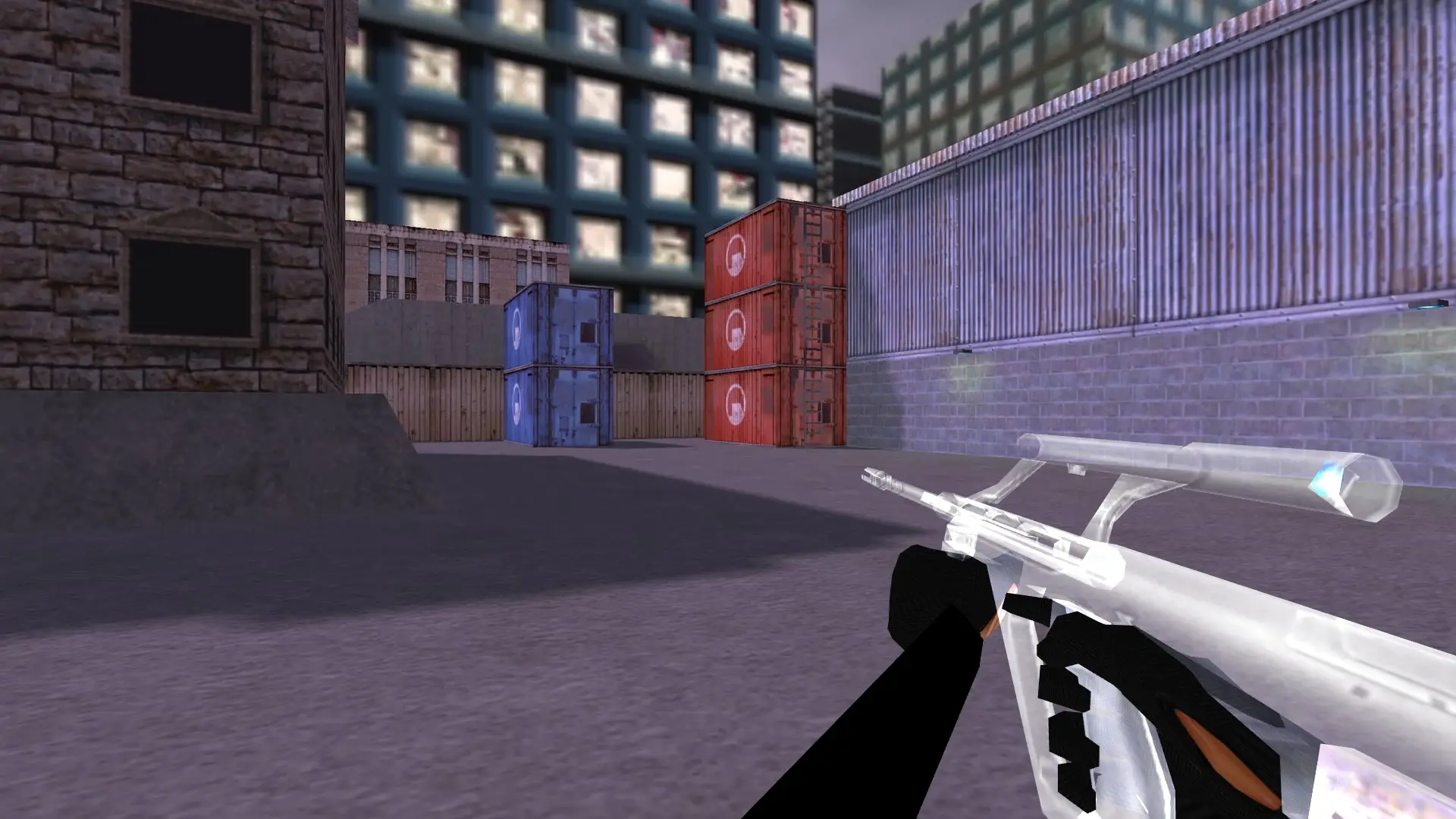 AUG — Transparent Weapon Skins Pack — cs_assault (first person)