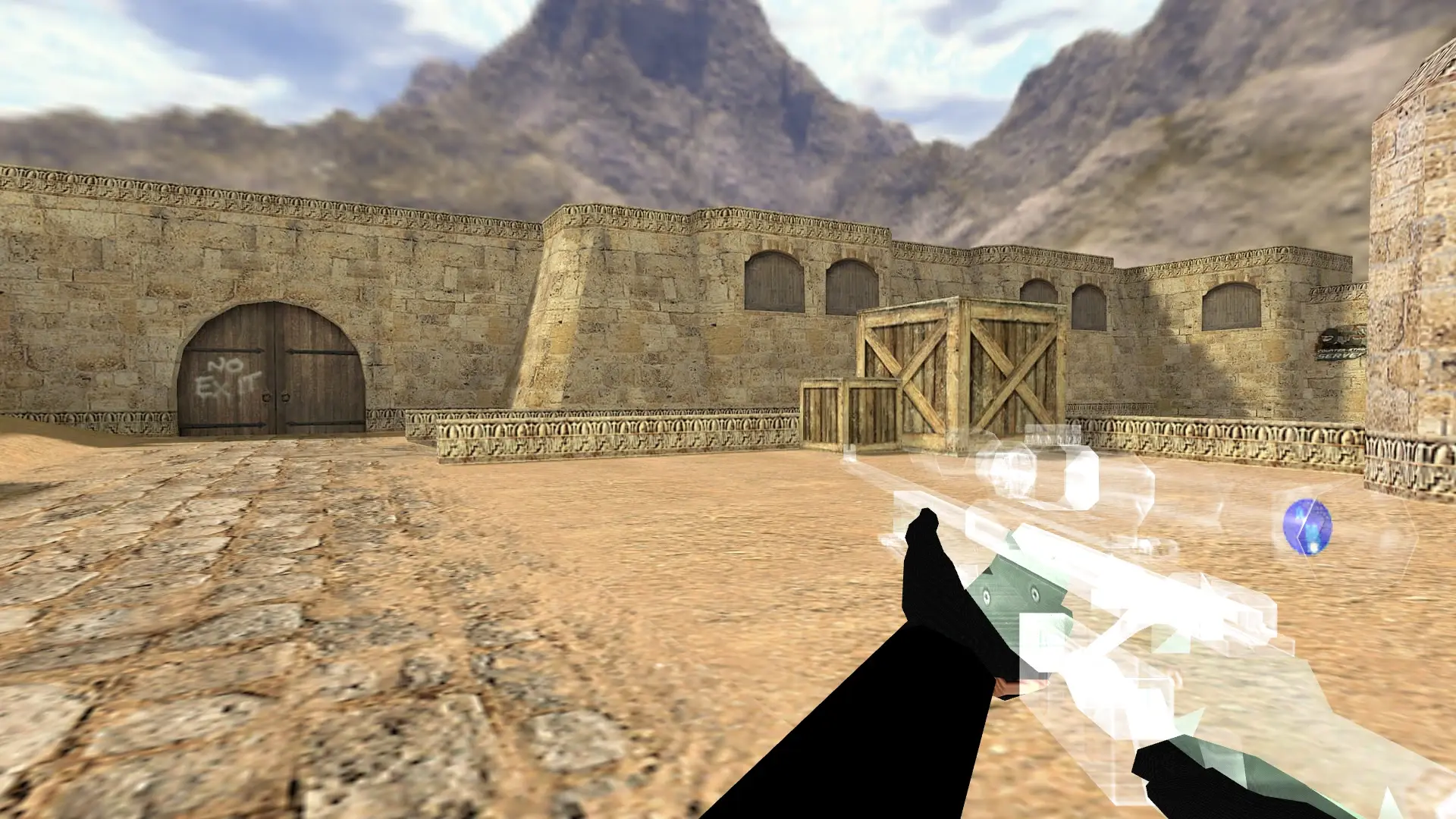 AWP — Transparent Weapon Skins Pack — de_dust2 (first person)