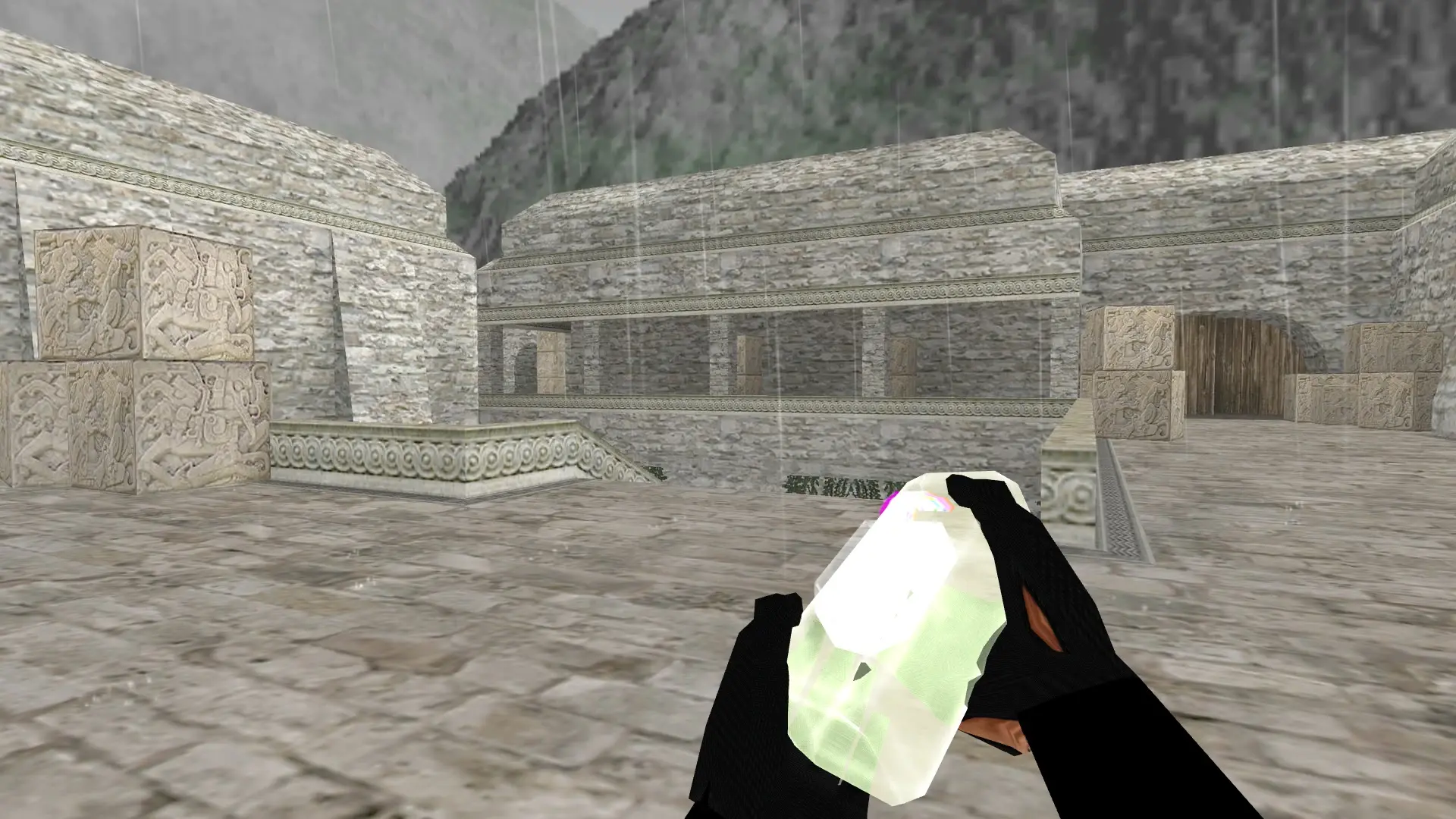 C4 — Transparent Weapon Skins Pack — de_aztec (first person)