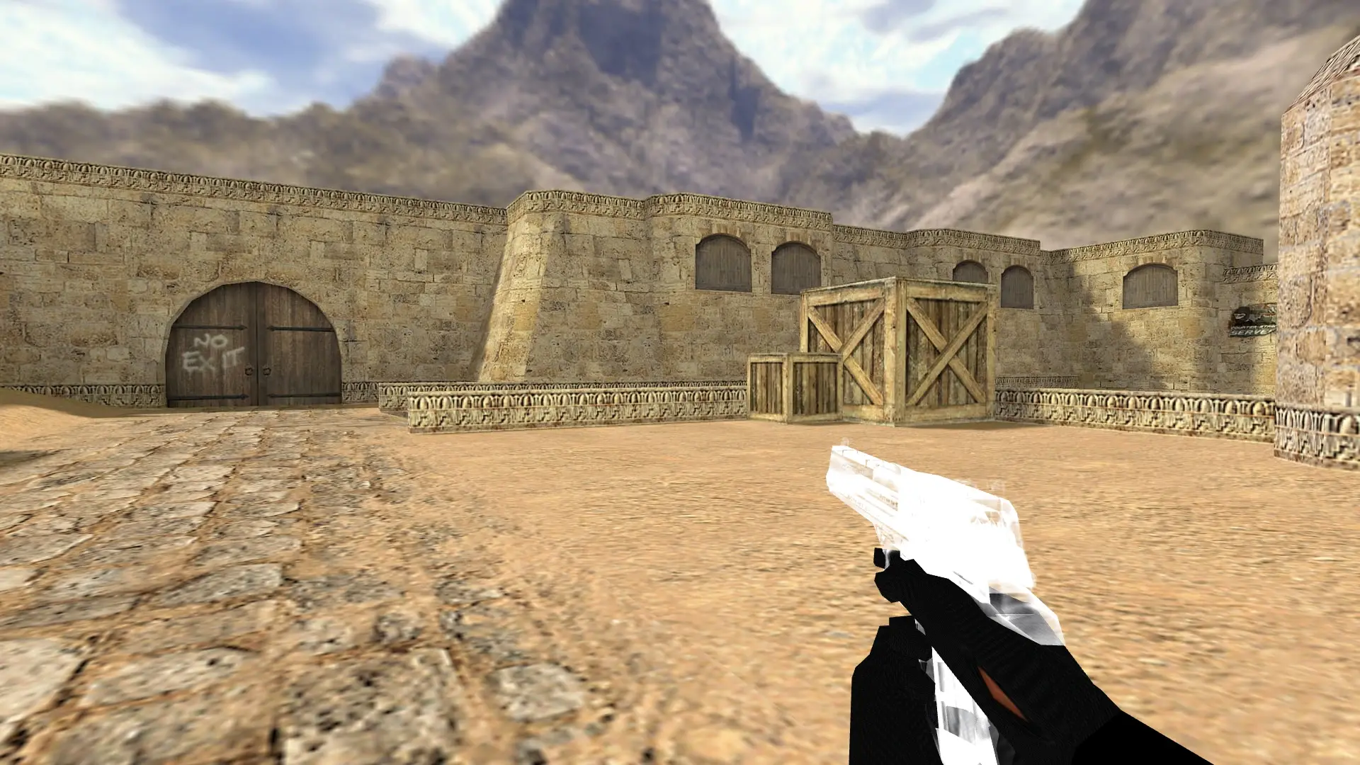 Desert Eagle — Transparent Weapon Skins Pack — de_dust2 (first person)
