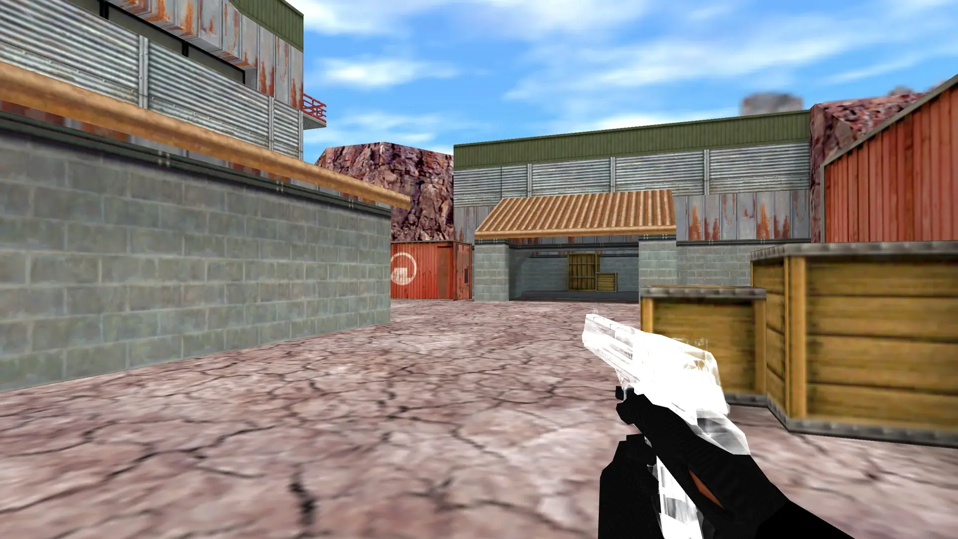 Desert Eagle — Transparent Weapon Skins Pack — de_nuke (first person)