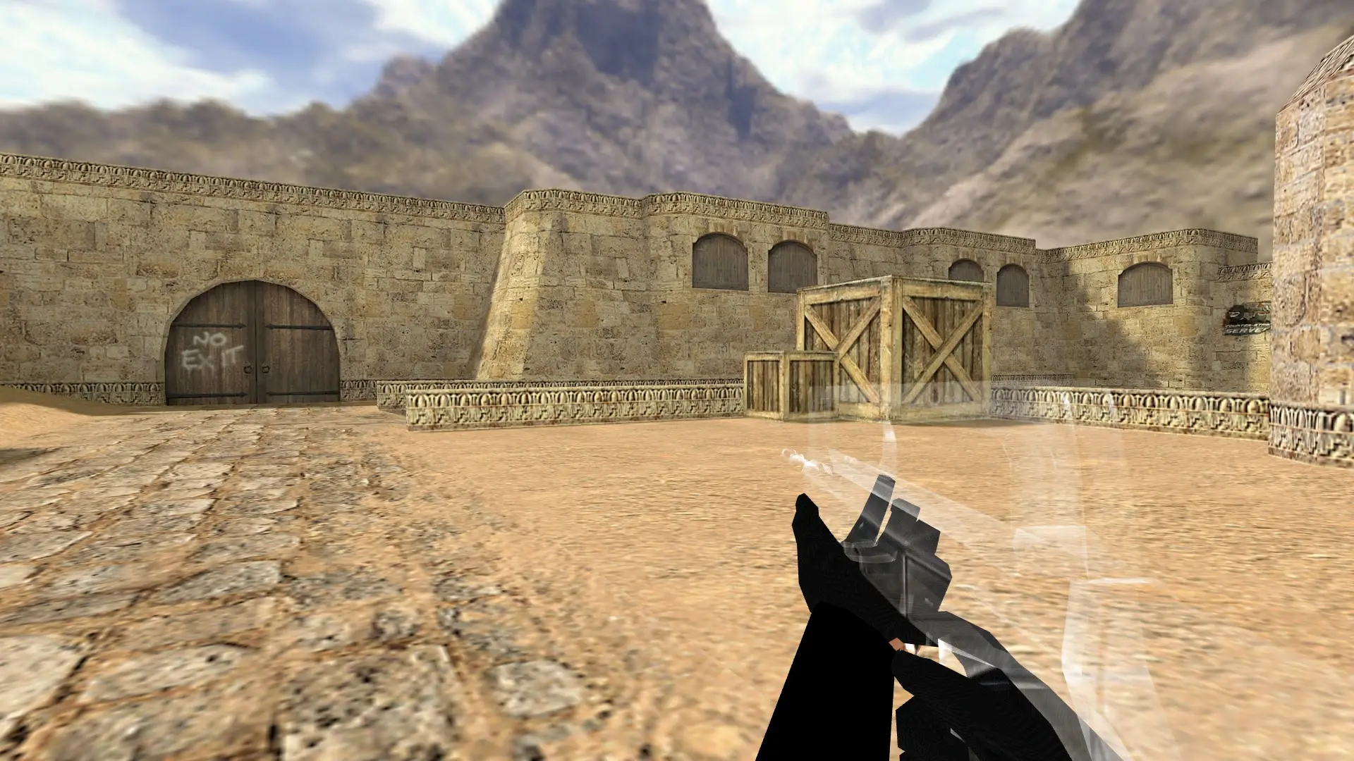 FAMAS — Transparent Weapon Skins Pack — de_dust2 (first person)