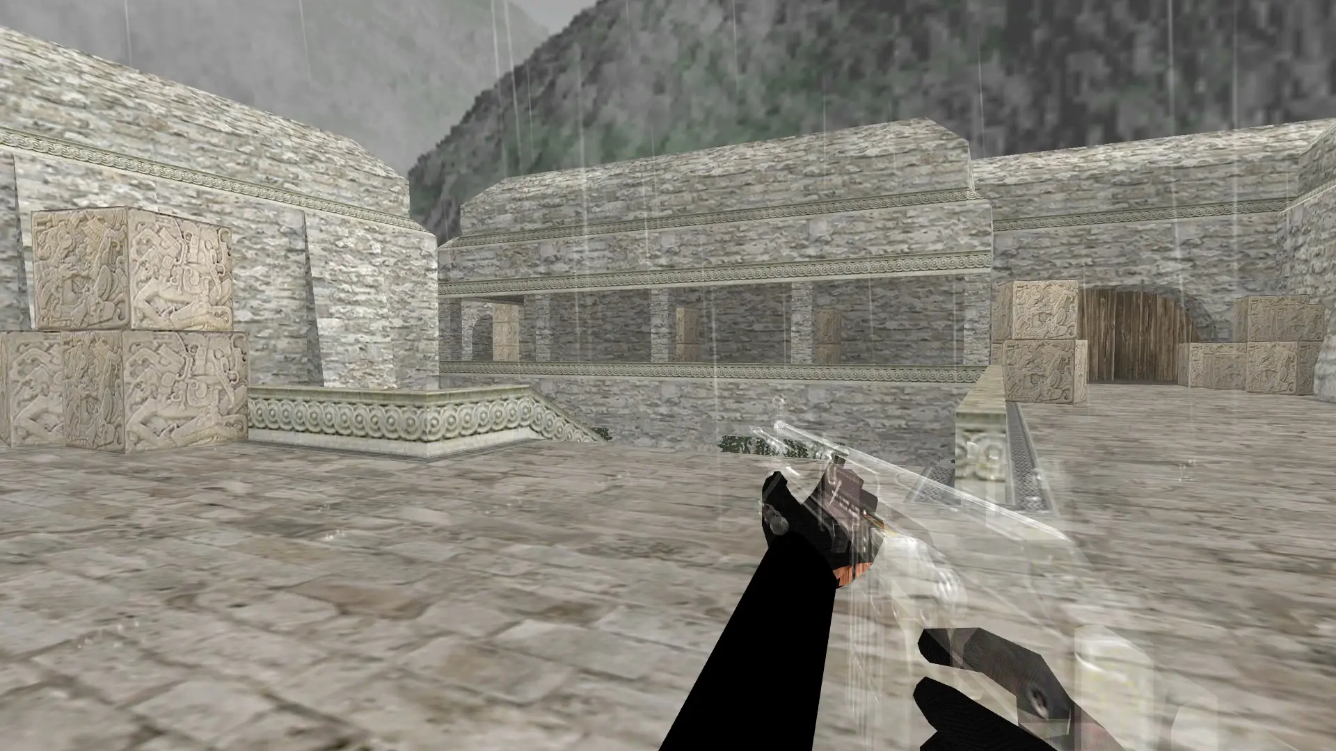 Galil AR — Transparent Weapon Skins Pack — de_aztec (first person)
