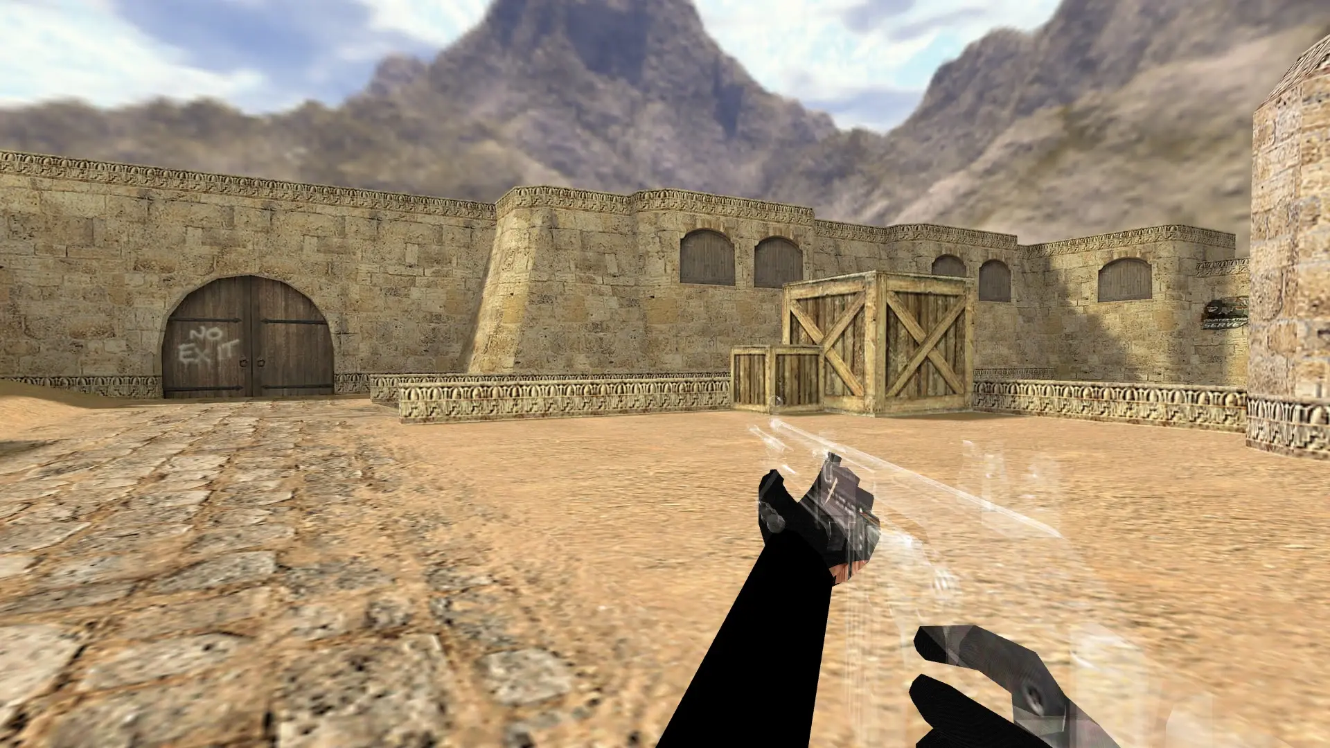 Galil AR — Transparent Weapon Skins Pack — de_dust2 (first person)