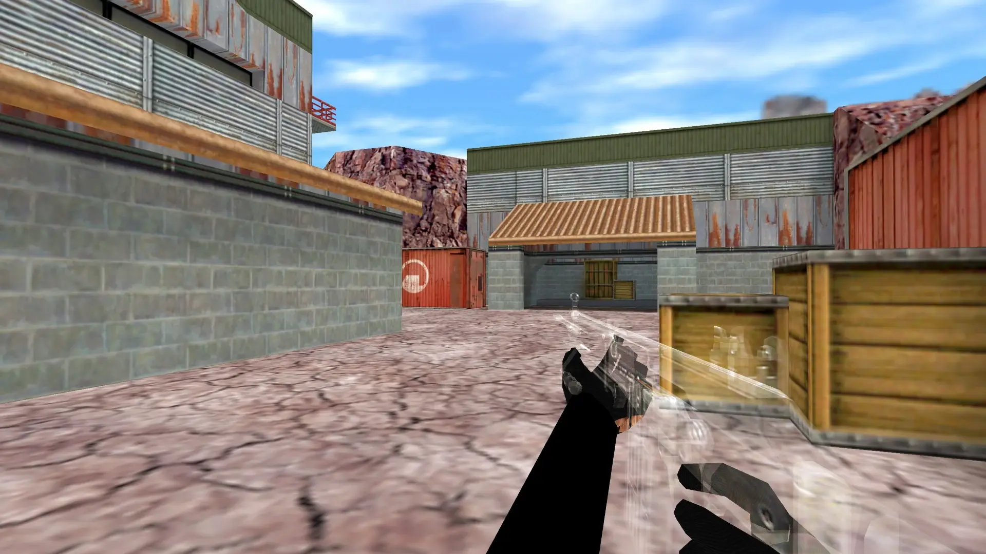 Galil AR — Transparent Weapon Skins Pack — de_nuke (first person)