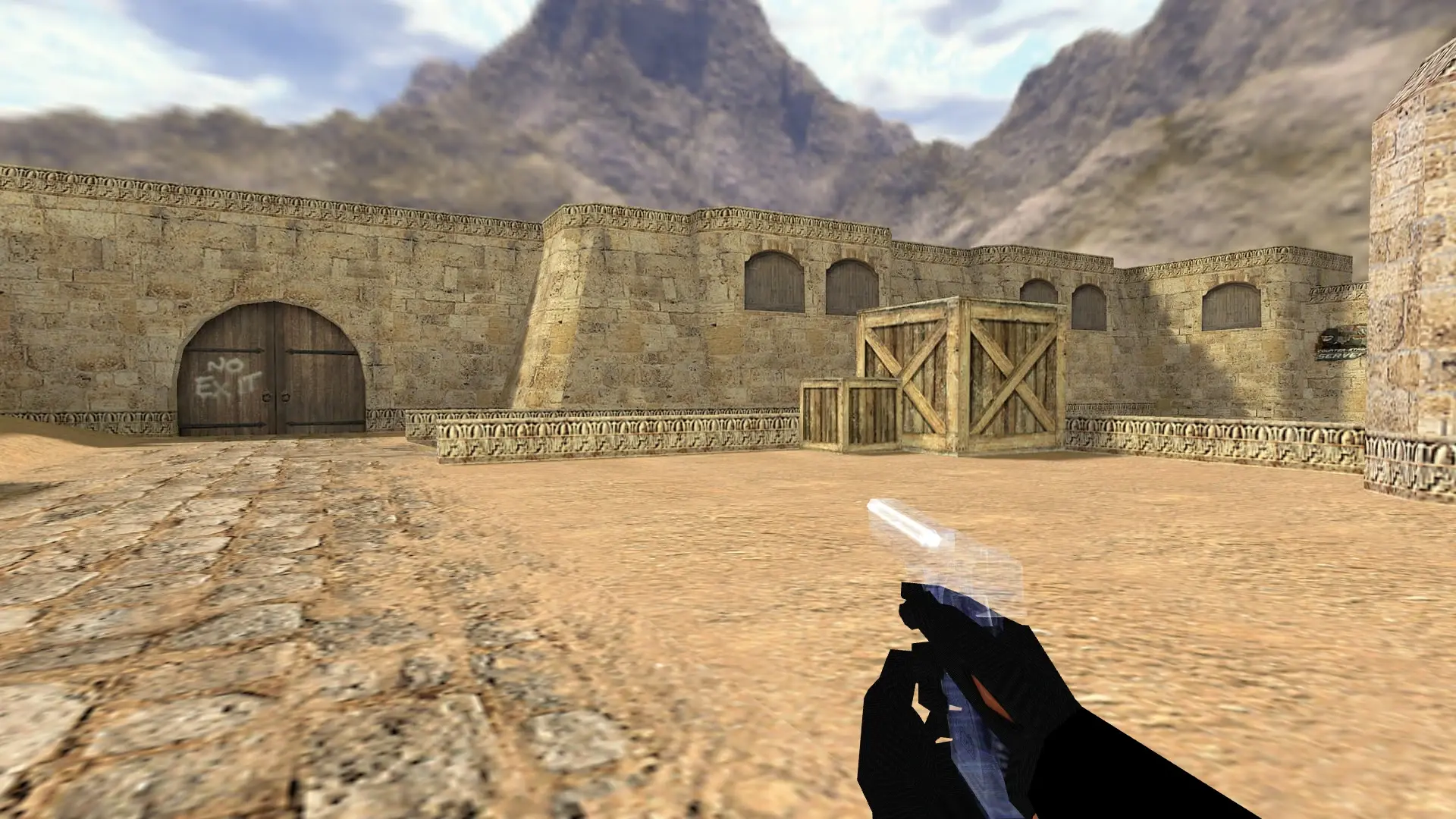 Glock-18 — Transparent Weapon Skins Pack — de_dust2 (first person)