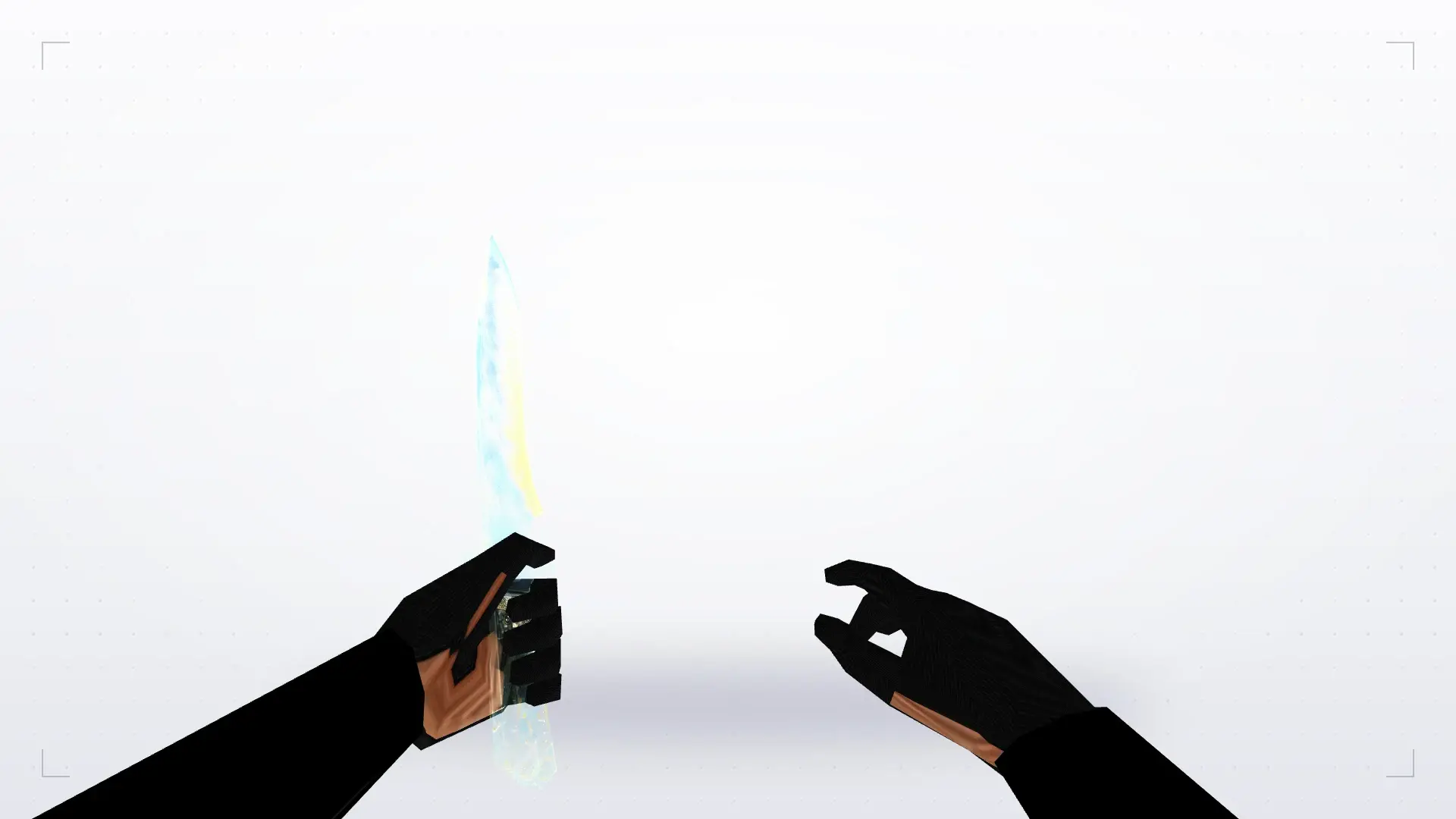 Knife — Transparent Weapon Skins Pack — first person