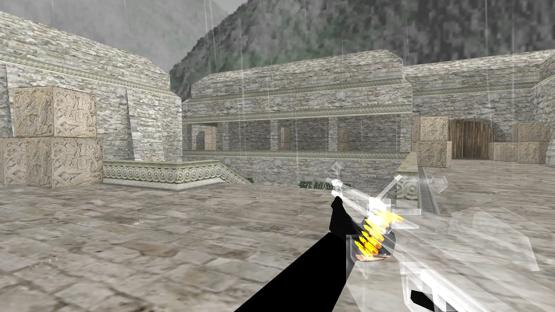 M249 — Transparent Weapon Skins Pack — de_aztec (first person)
