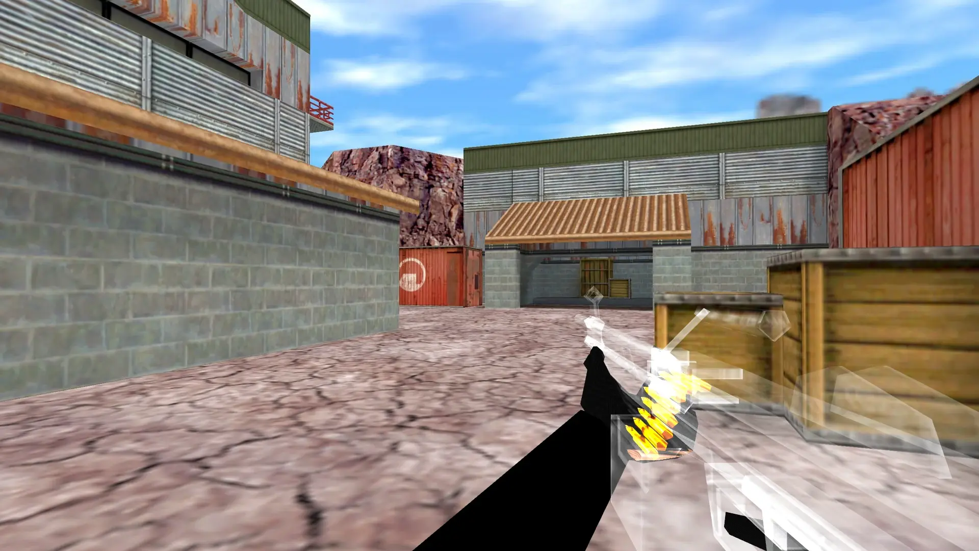 M249 — Transparent Weapon Skins Pack — de_nuke (first person)
