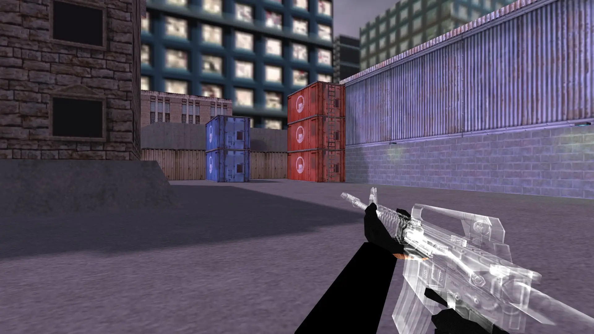 M4A1 — Transparent Weapon Skins Pack — cs_assault (first person)
