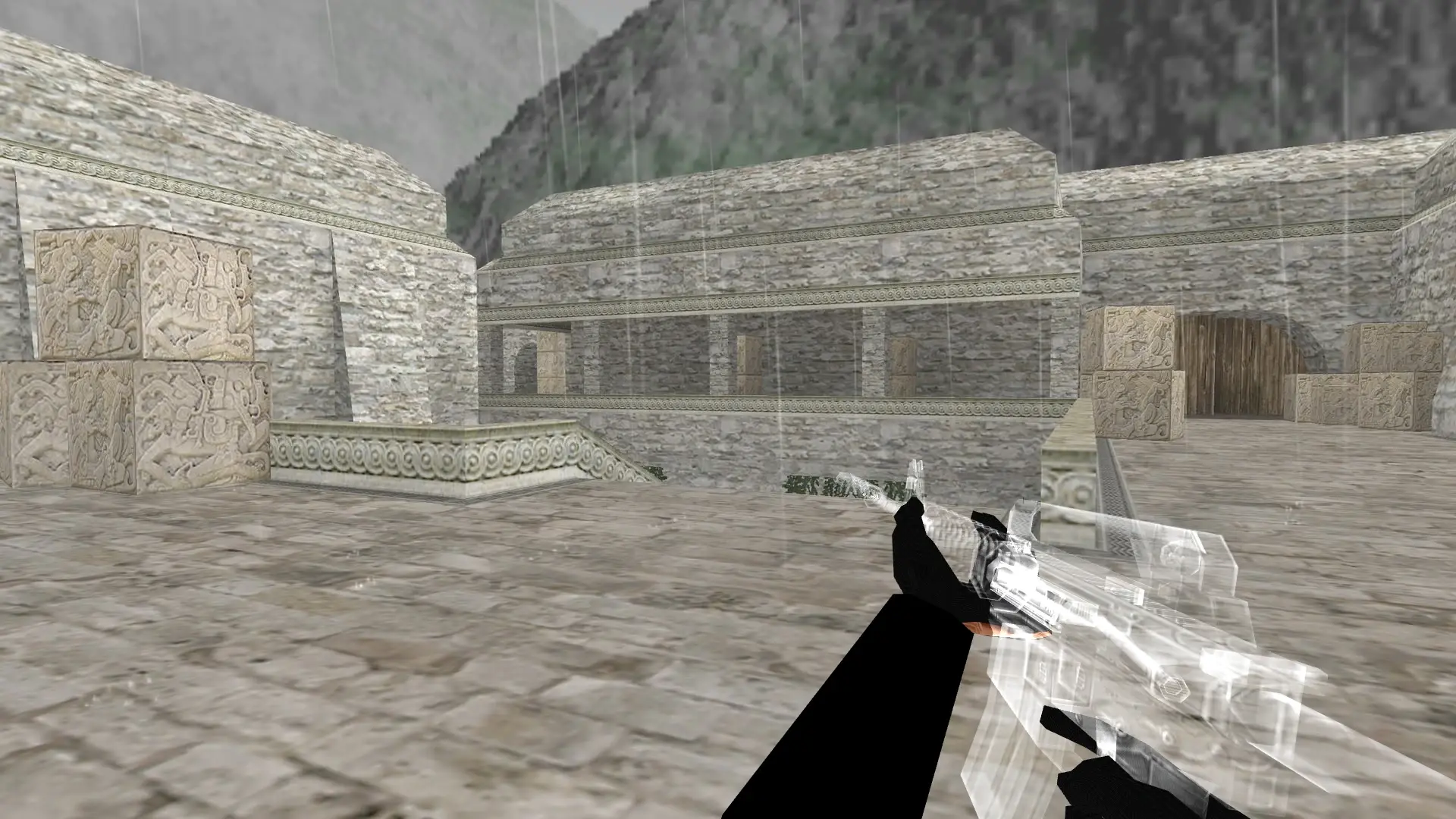 M4A1 — Transparent Weapon Skins Pack — de_aztec (first person)