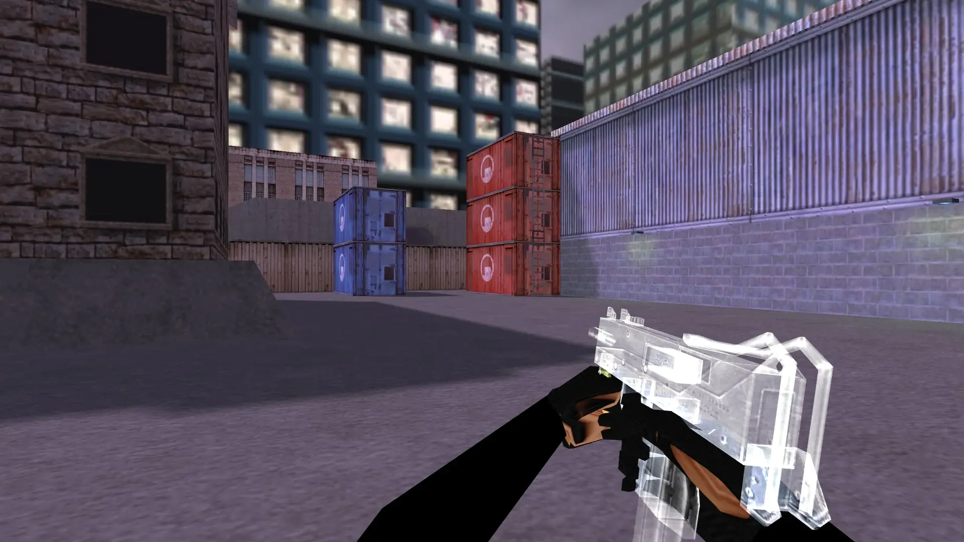 MAC-10 — Transparent Weapon Skins Pack — cs_assault (first person)
