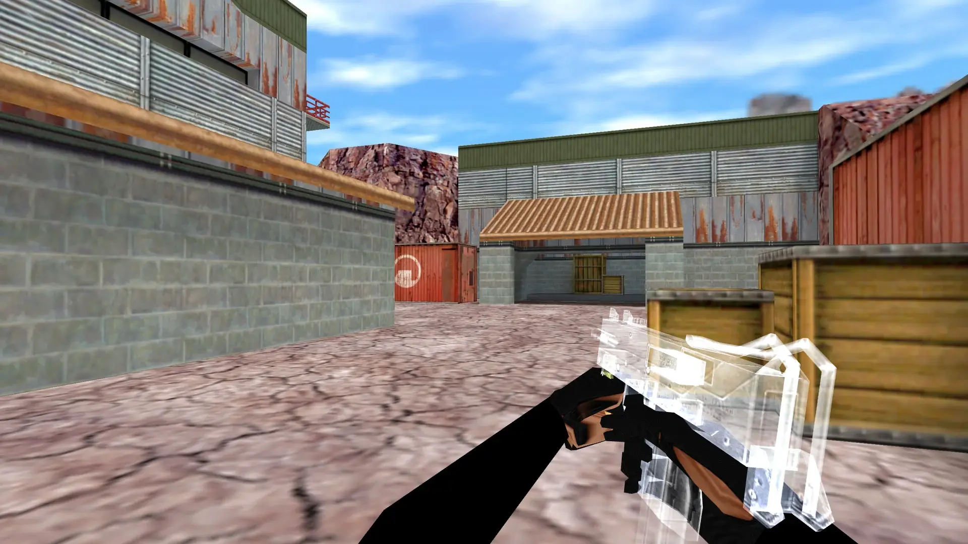 MAC-10 — Transparent Weapon Skins Pack — de_nuke (first person)