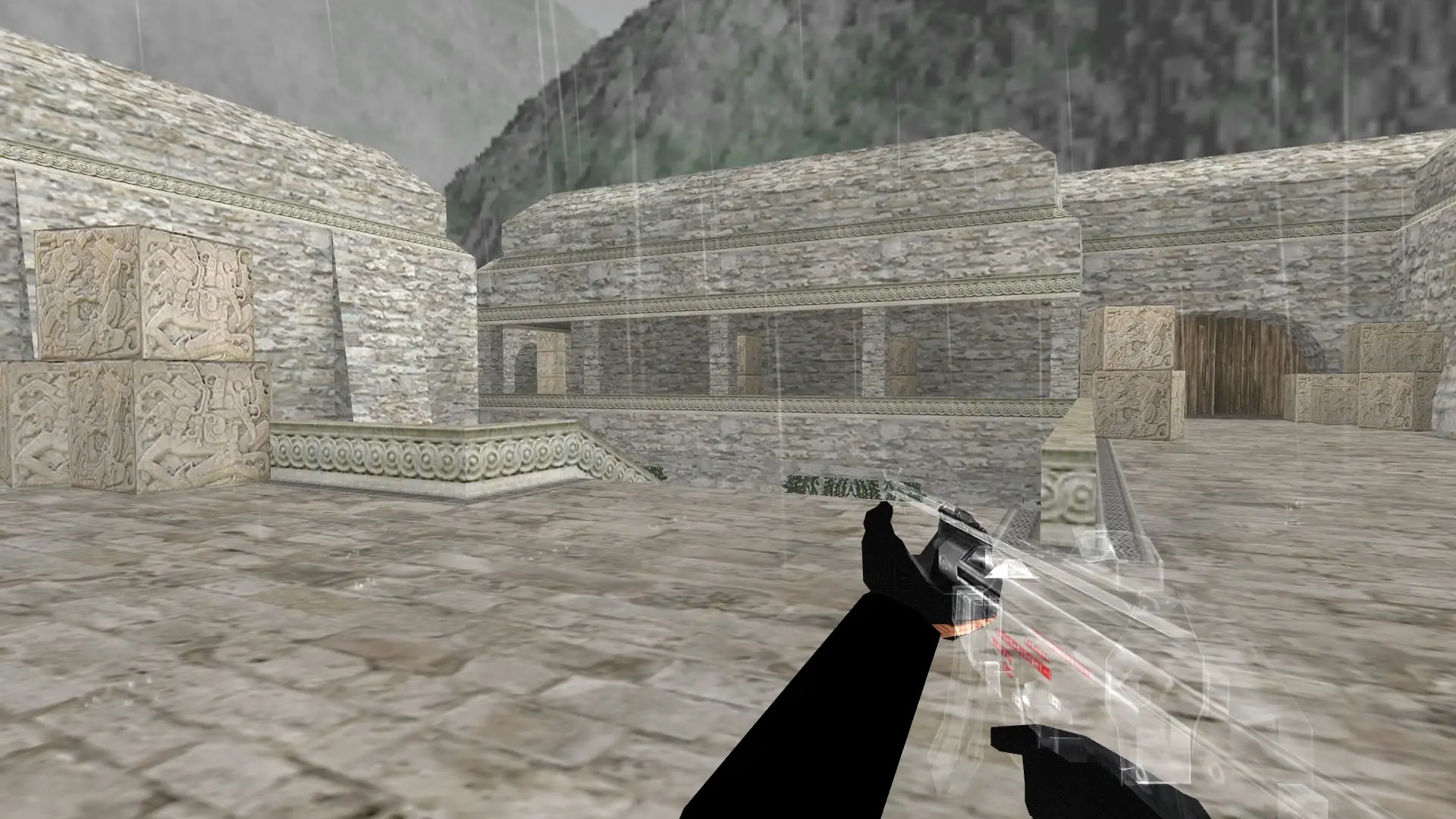 MP5 — Transparent Weapon Skins Pack — de_aztec (first person)