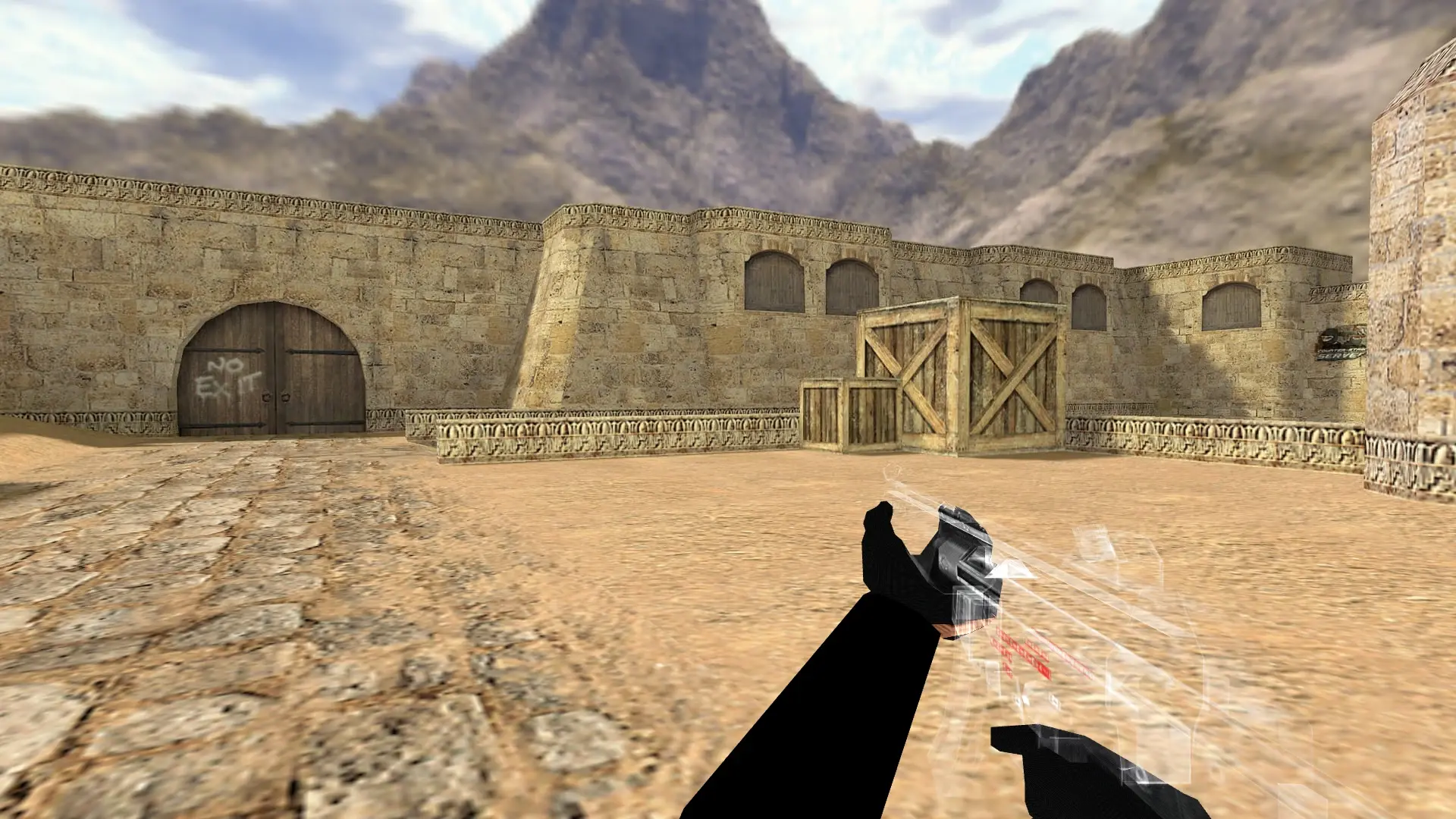 MP5 — Transparent Weapon Skins Pack — de_dust2 (first person)