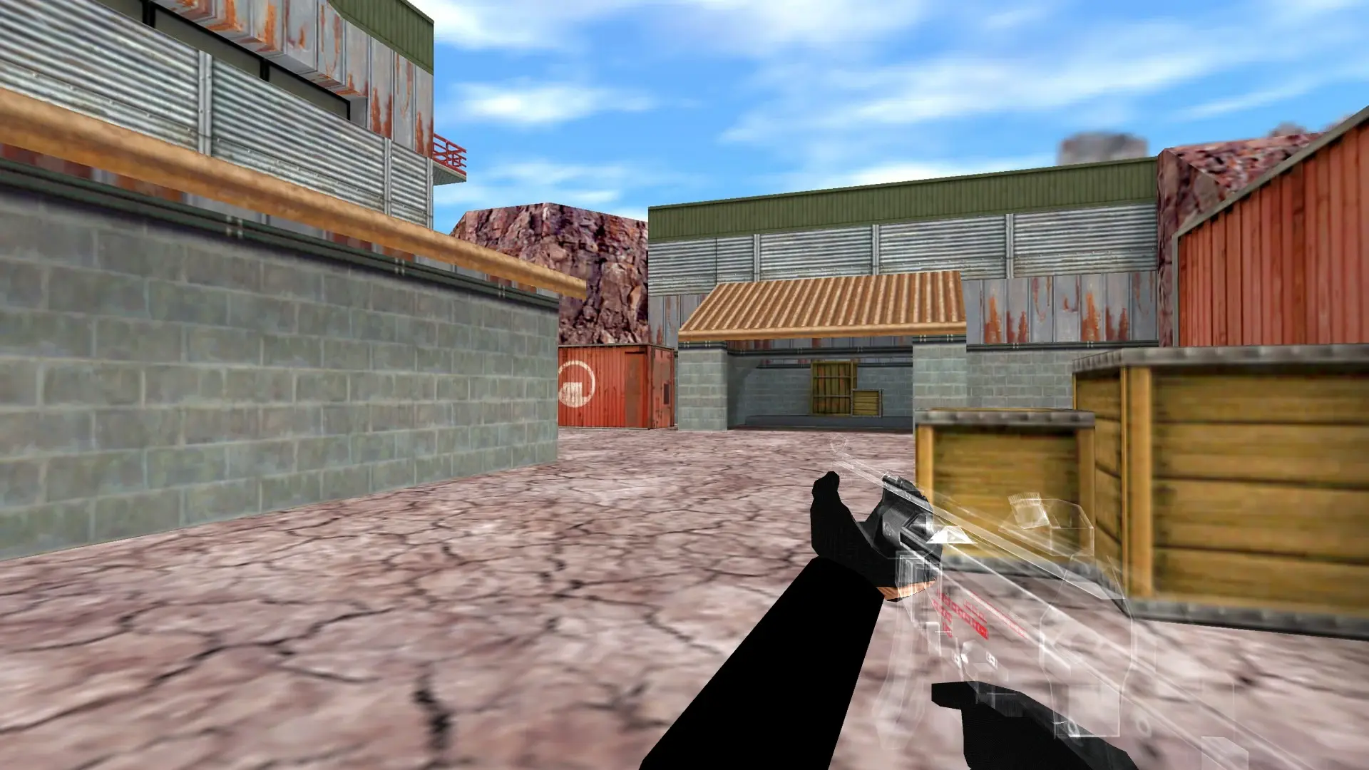 MP5 — Transparent Weapon Skins Pack — de_nuke (first person)