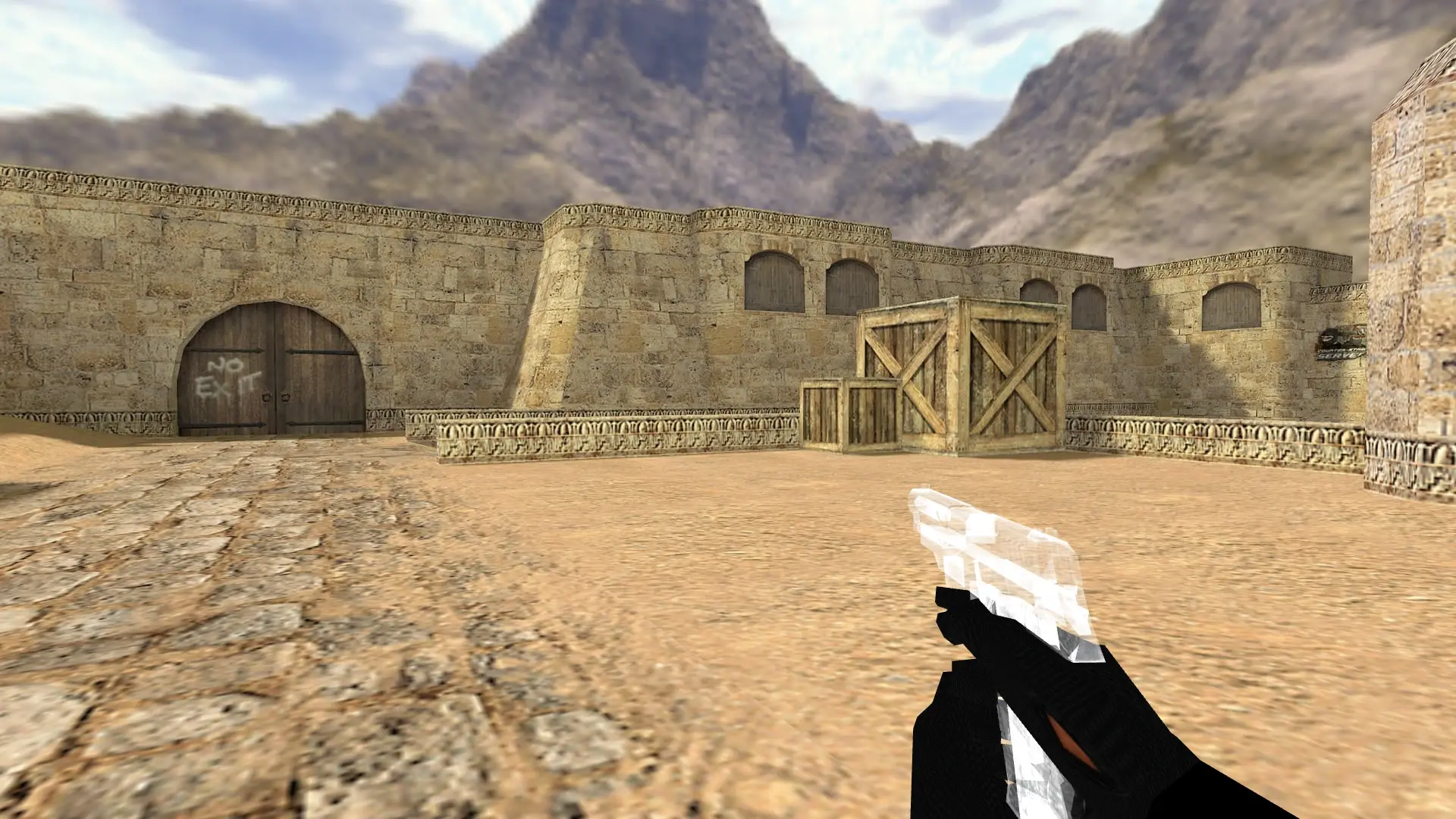 P228 — Transparent Weapon Skins Pack — de_dust2 (first person)