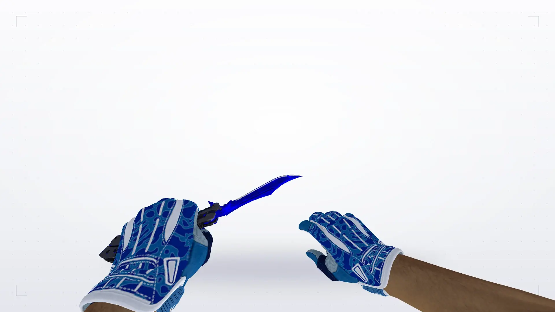 Butterfly Doppler (Sapphire) — Sport Gloves Amphibious Pack — first person