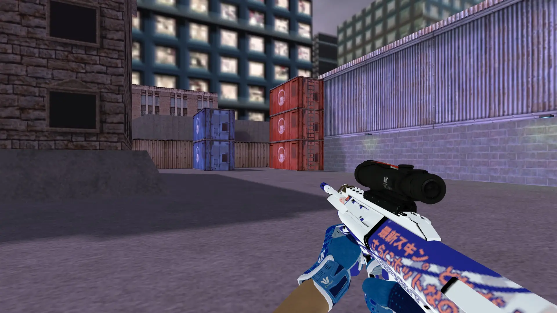 AUG — Sport Gloves Amphibious Pack — cs_assault (first person)