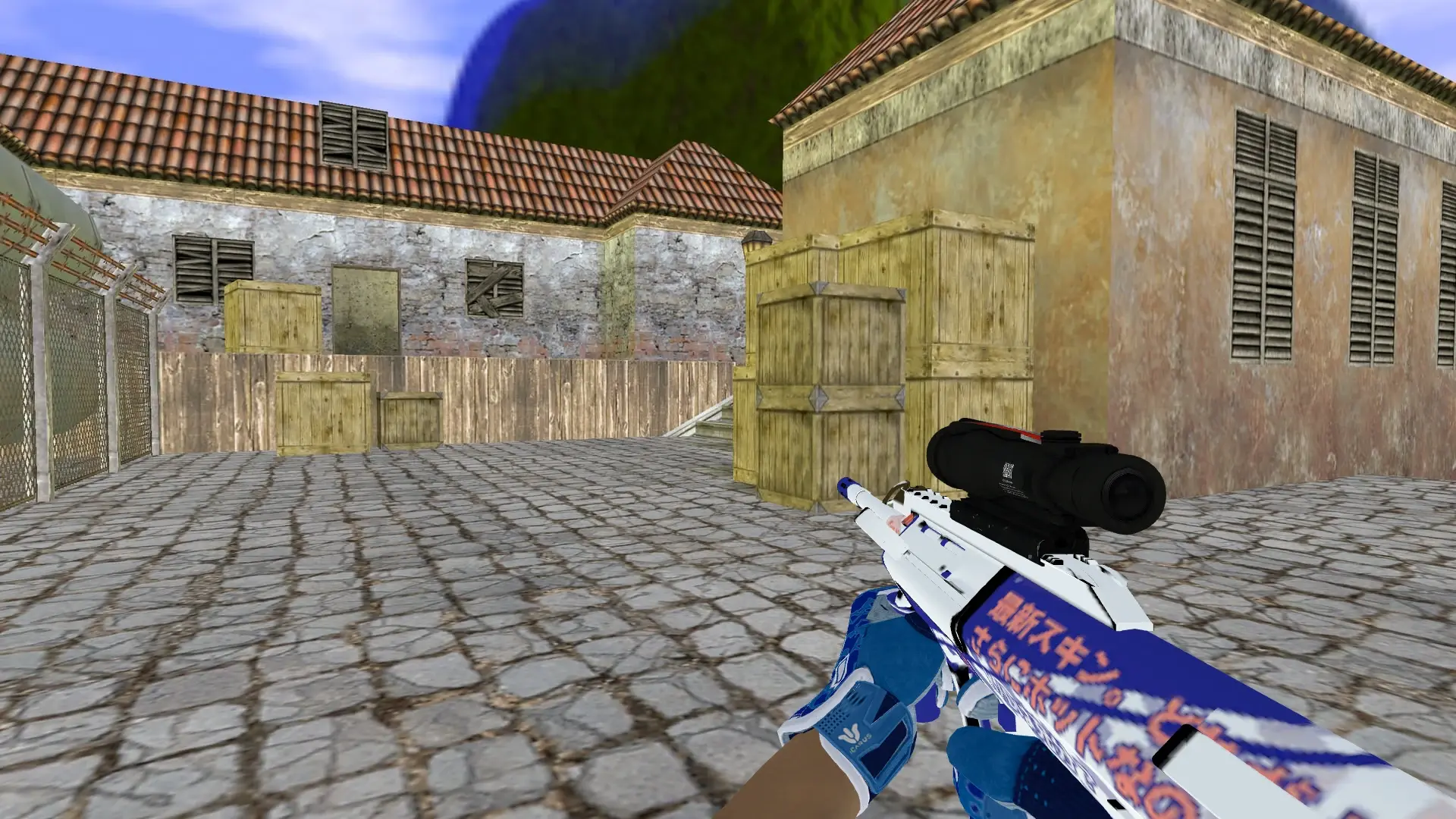 AUG — Sport Gloves Amphibious Pack — de_inferno (first person)