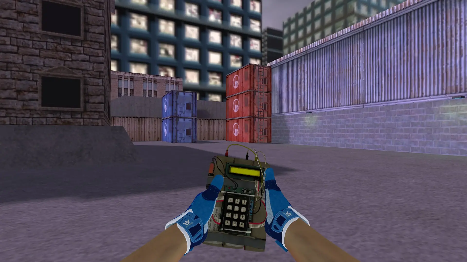 C4 — Sport Gloves Amphibious Pack — cs_assault (first person)