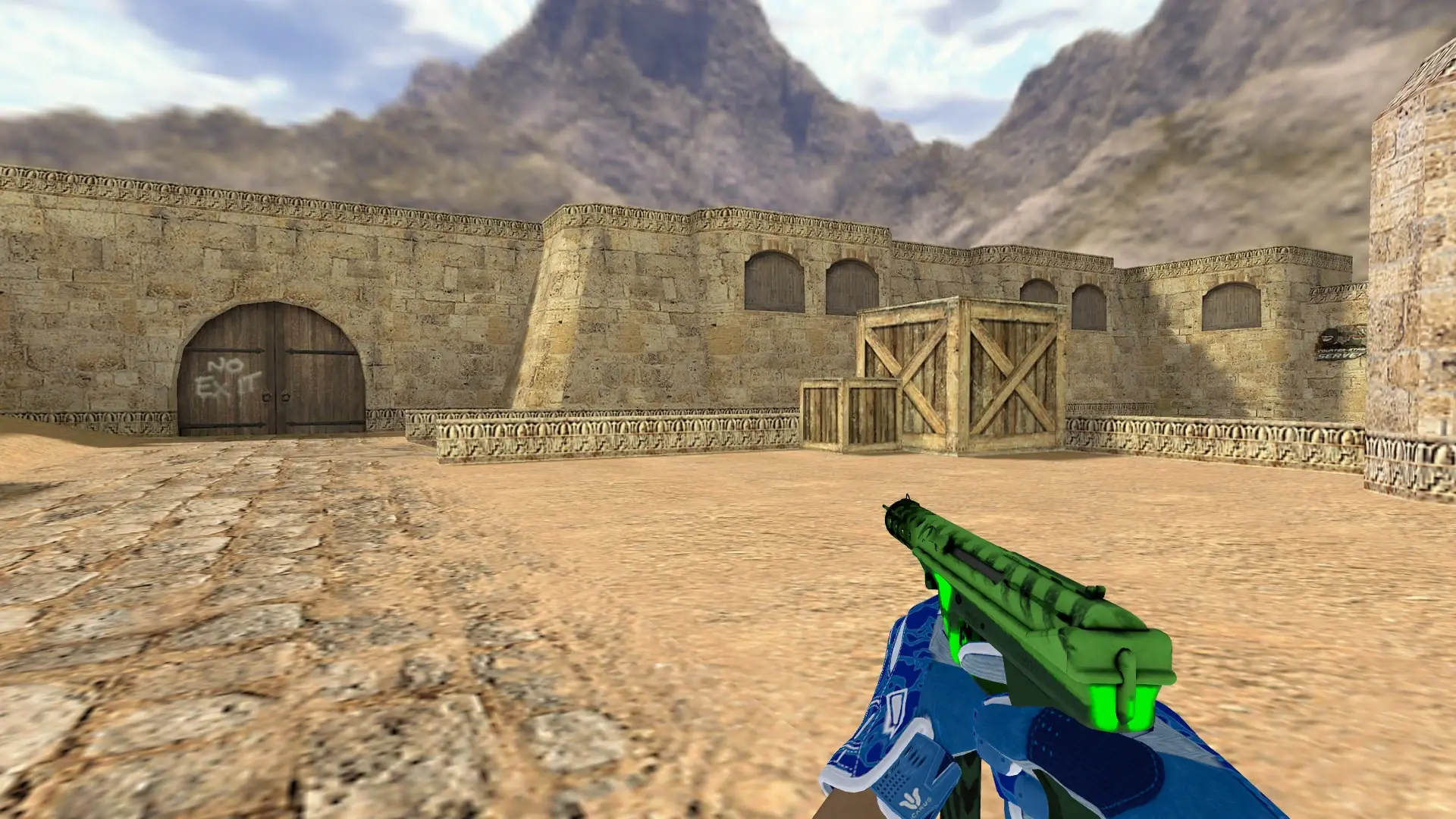 Dual Berettas — Sport Gloves Amphibious Pack — de_dust2 (first person)