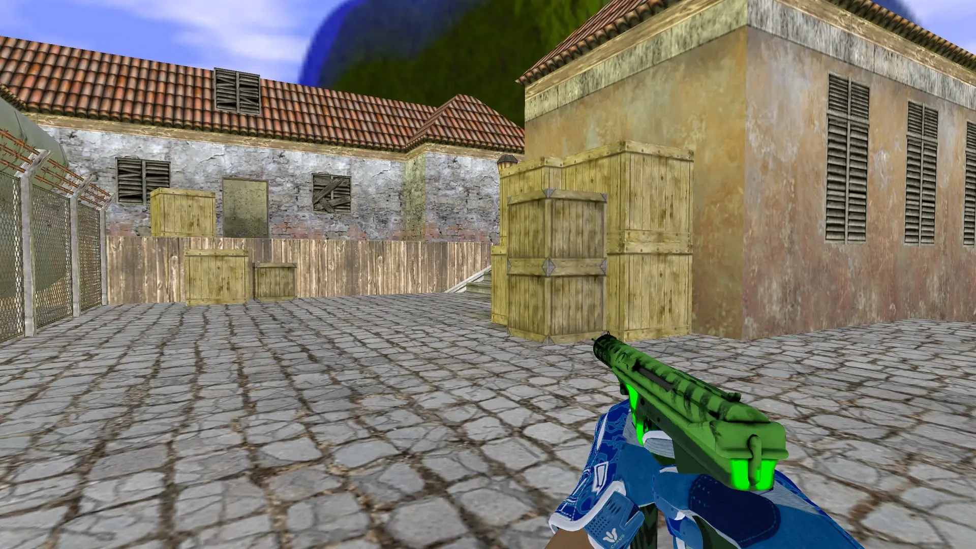 Dual Berettas — Sport Gloves Amphibious Pack — de_inferno (first person)