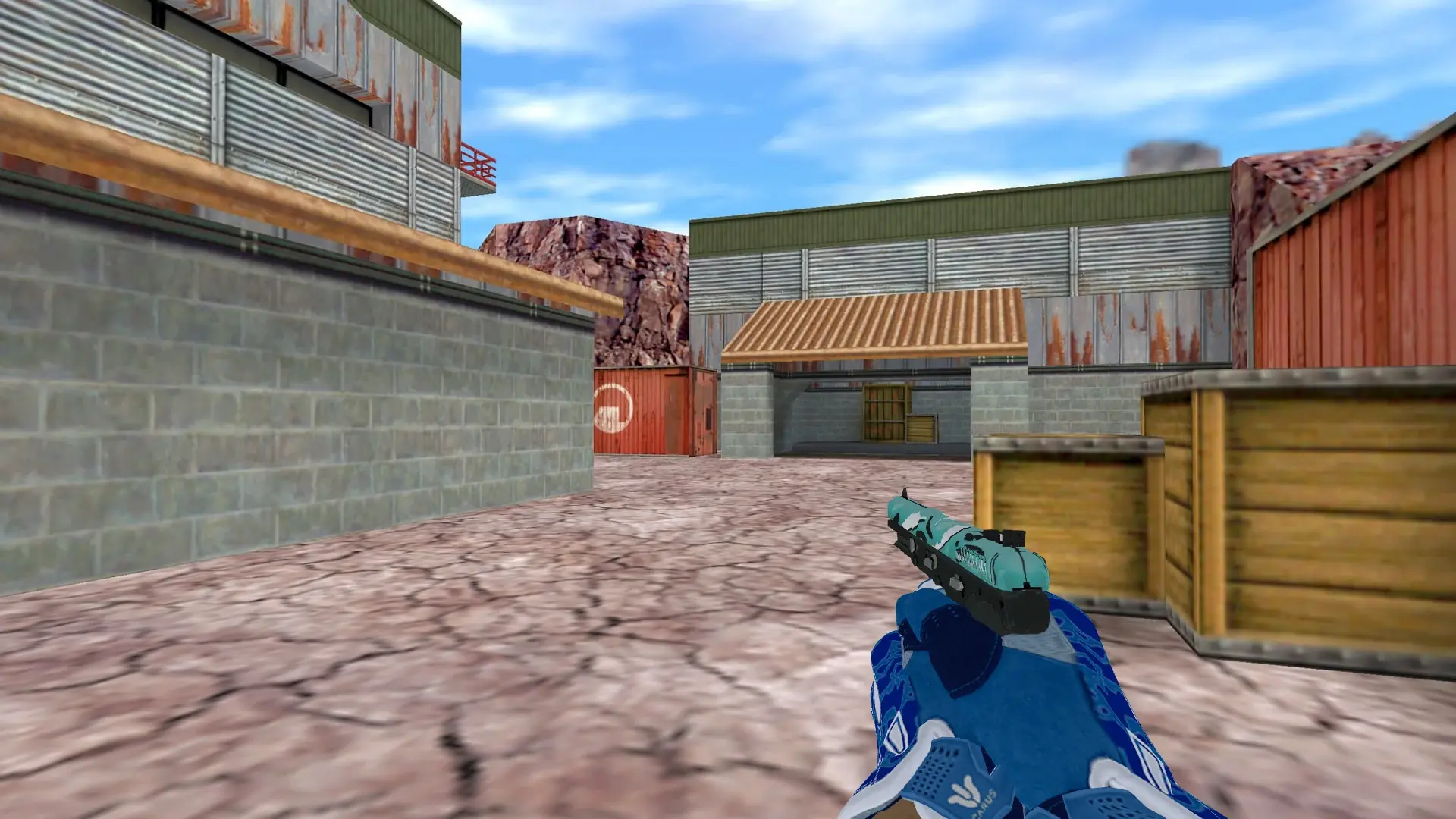 Five-SeveN — Sport Gloves Amphibious Pack — de_nuke (first person)