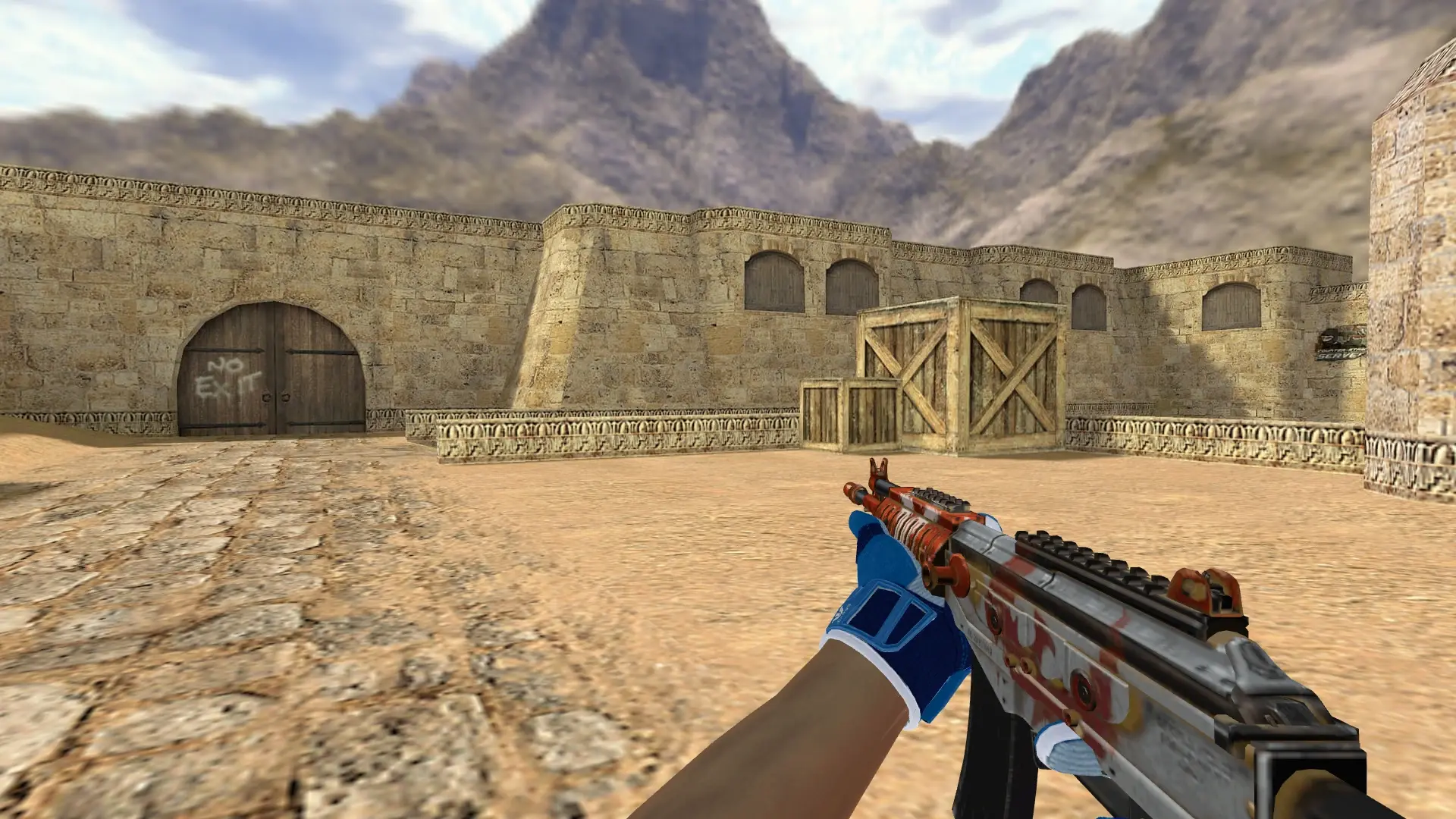 Galil AR — Sport Gloves Amphibious Pack — de_dust2 (first person)