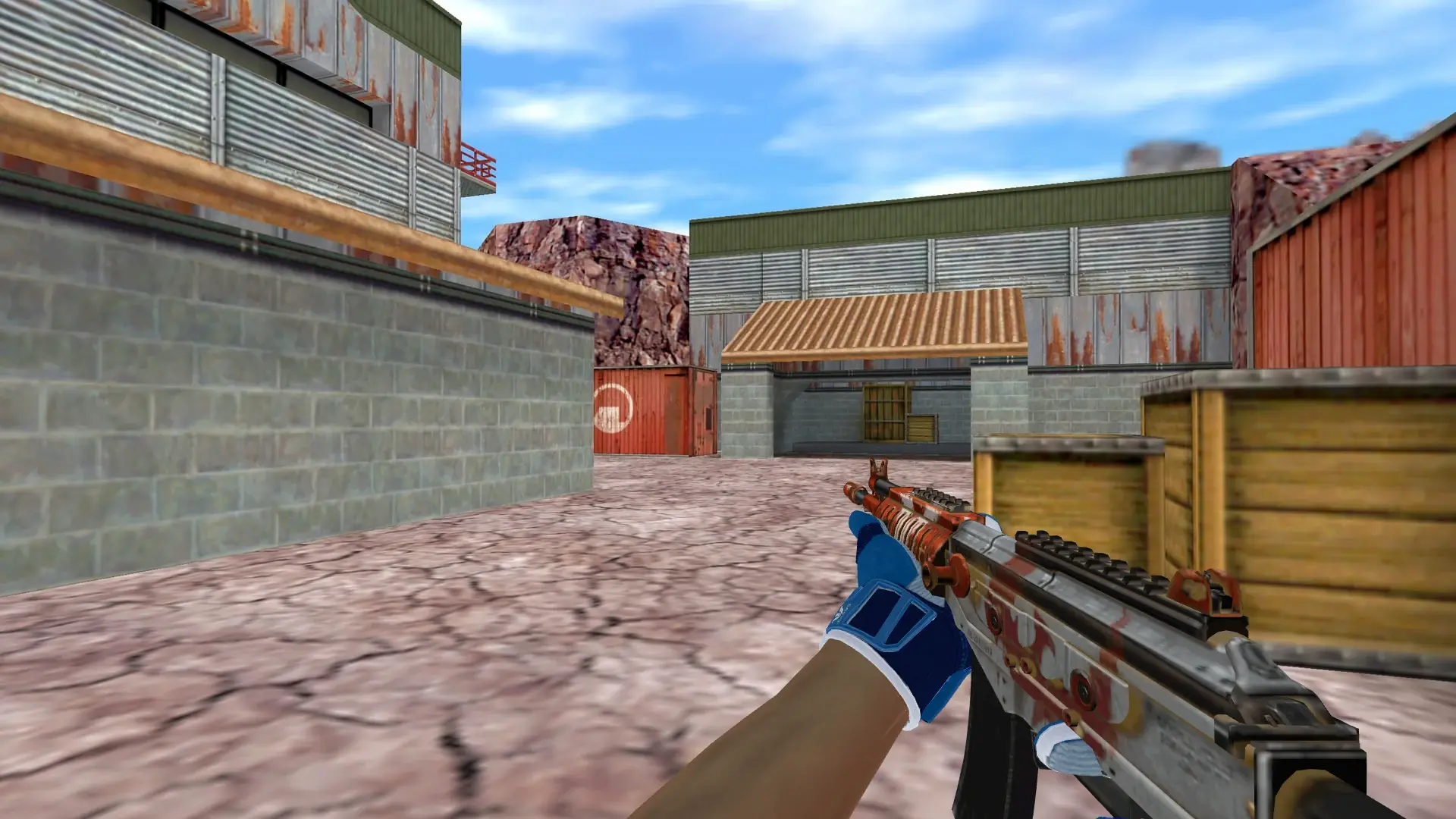 Galil AR — Sport Gloves Amphibious Pack — de_nuke (first person)