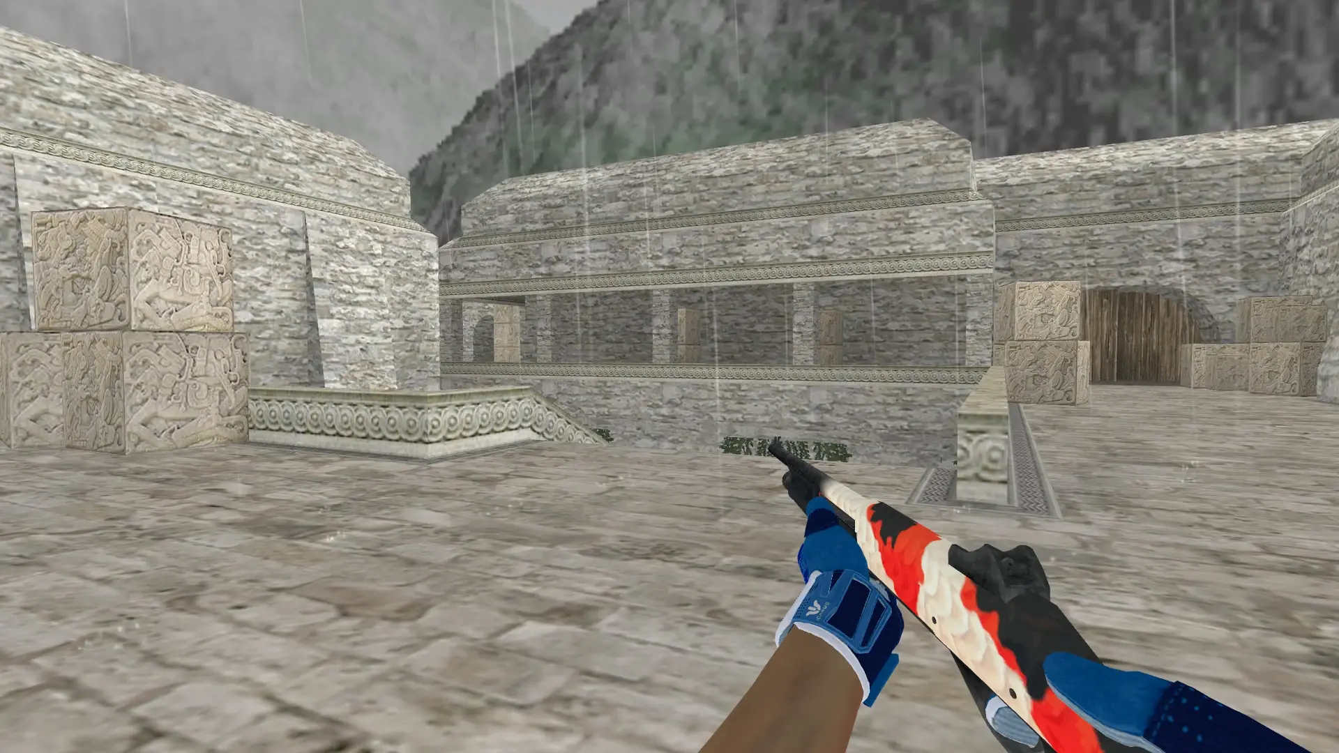 M3 — Sport Gloves Amphibious Pack — de_aztec (first person)