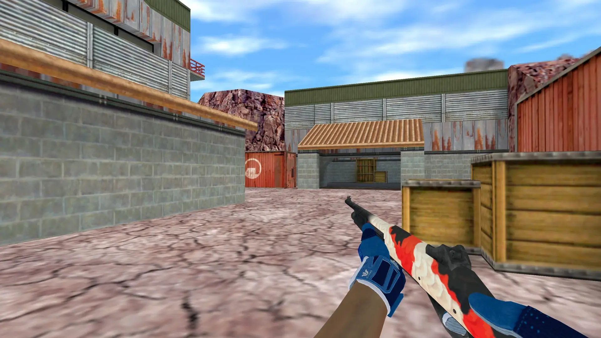 M3 — Sport Gloves Amphibious Pack — de_nuke (first person)