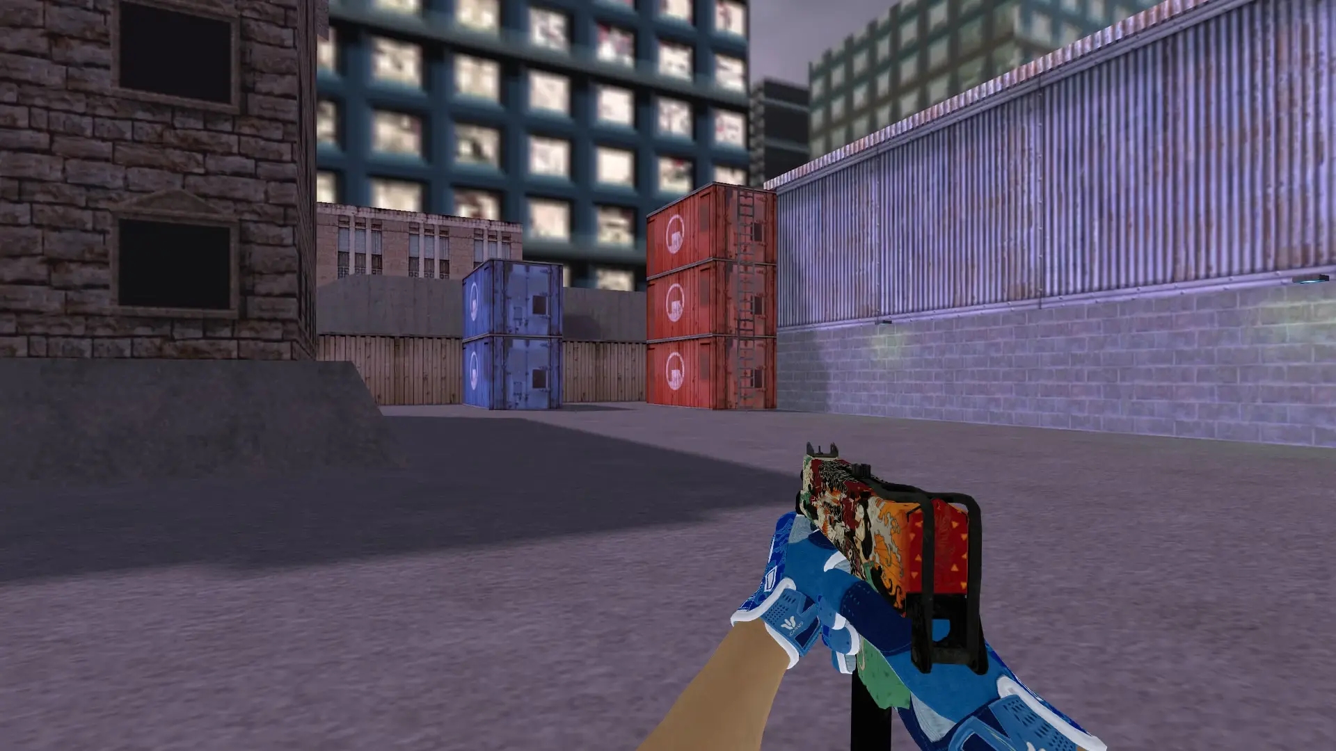 MAC-10 — Sport Gloves Amphibious Pack — cs_assault (first person)