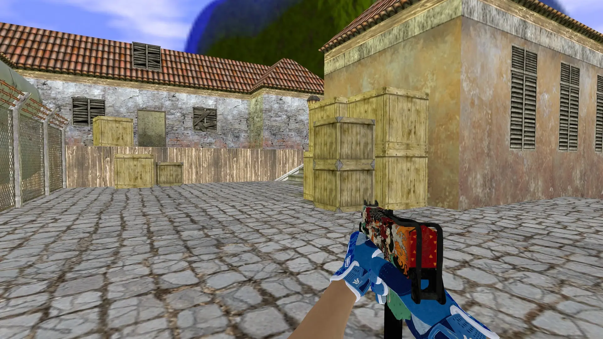 MAC-10 — Sport Gloves Amphibious Pack — de_inferno (first person)