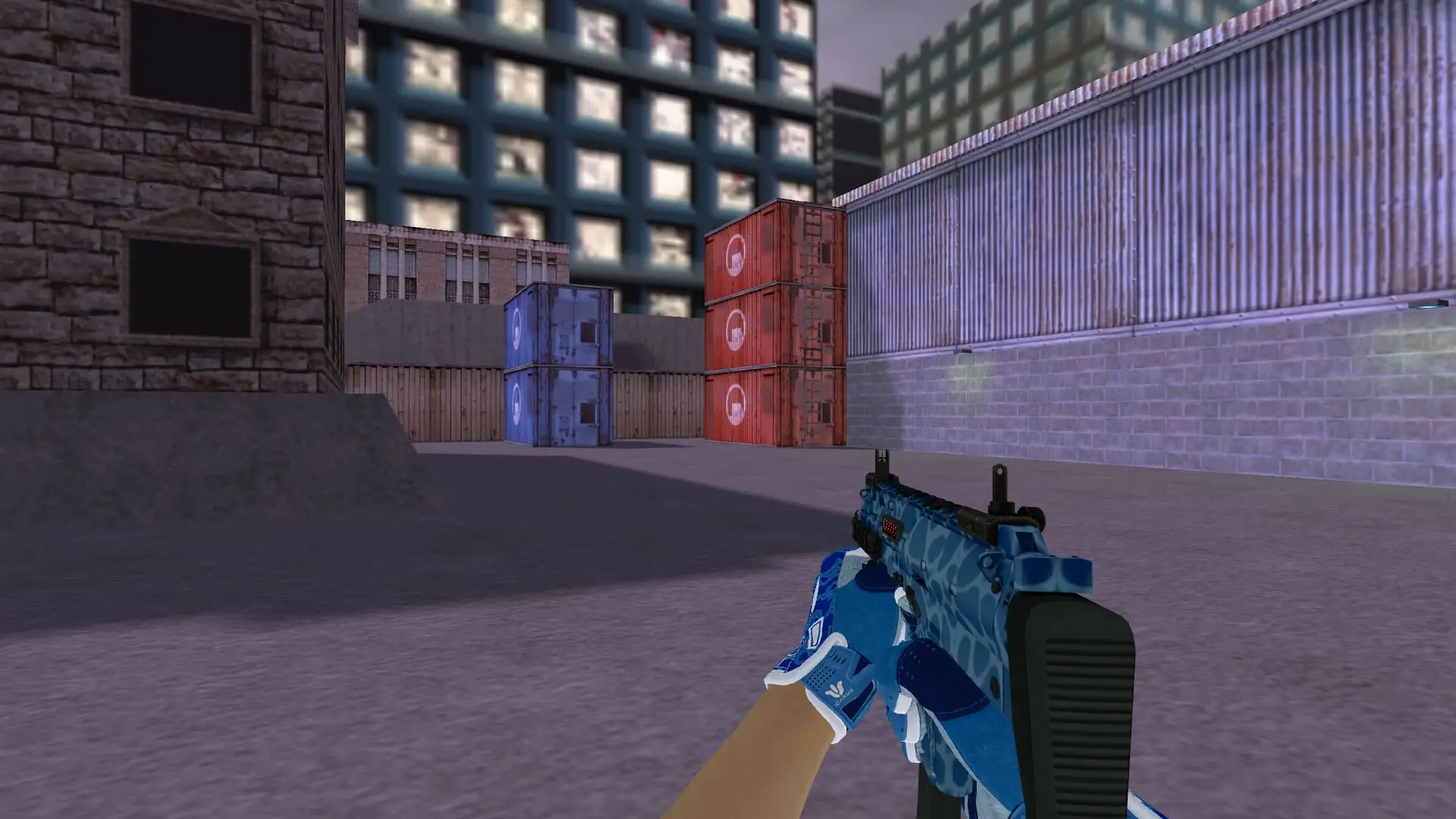 MP5 — Sport Gloves Amphibious Pack — cs_assault (first person)