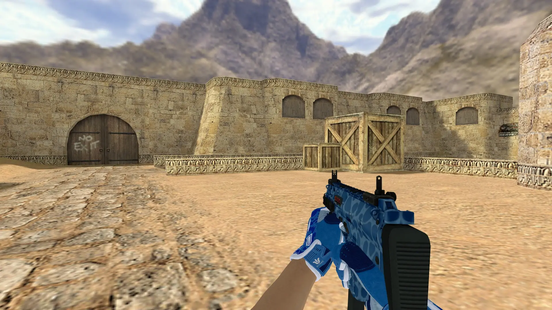 MP5 — Sport Gloves Amphibious Pack — de_dust2 (first person)
