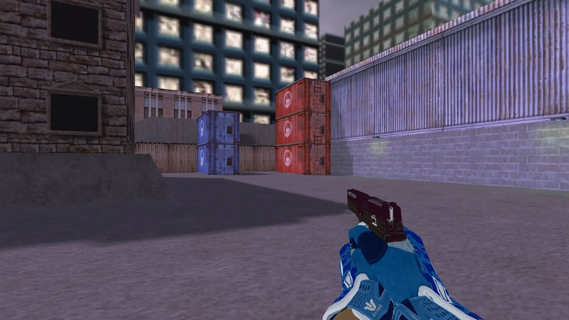 P228 — Sport Gloves Amphibious Pack — cs_assault (first person)