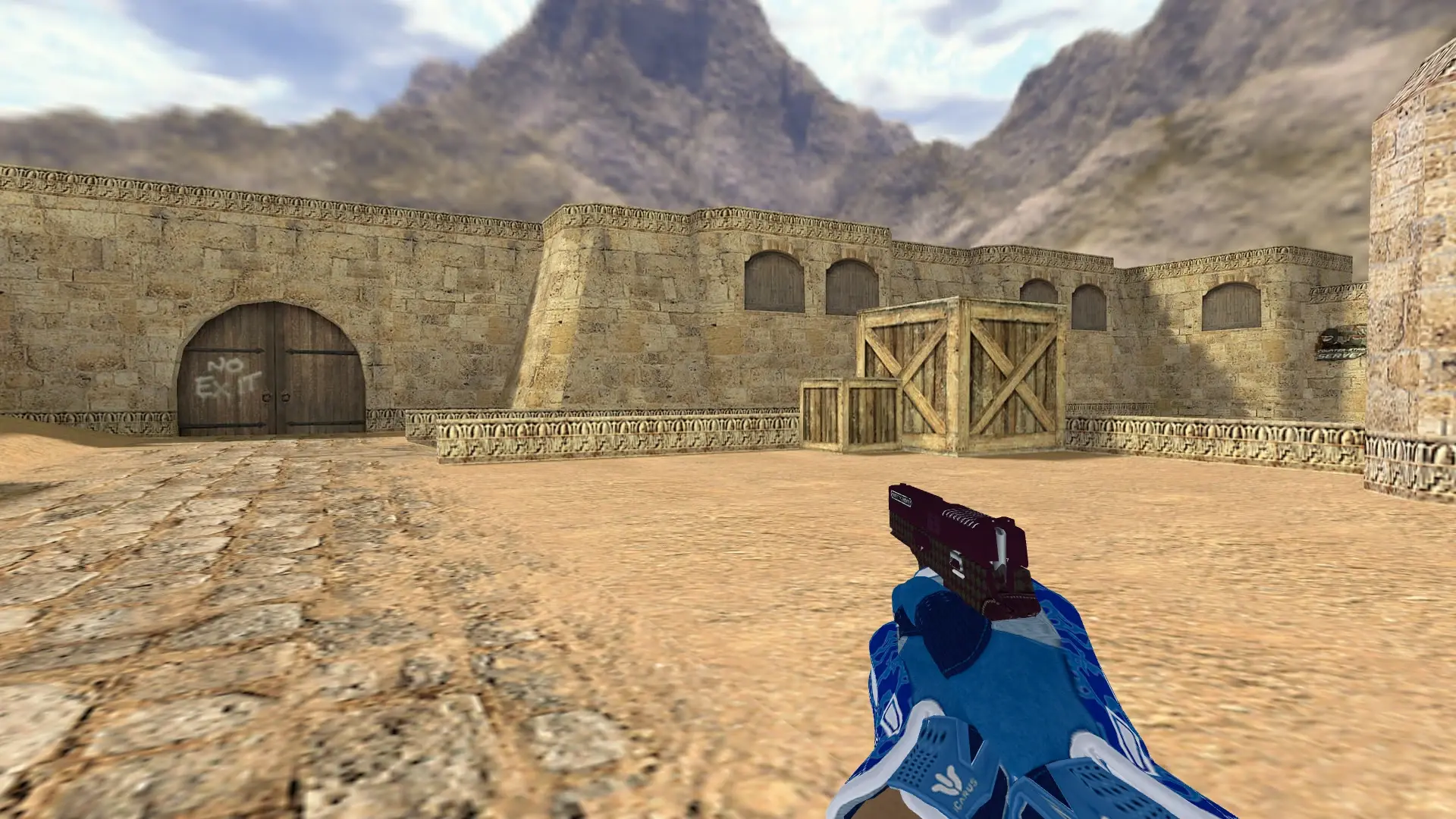 P228 — Sport Gloves Amphibious Pack — de_dust2 (first person)
