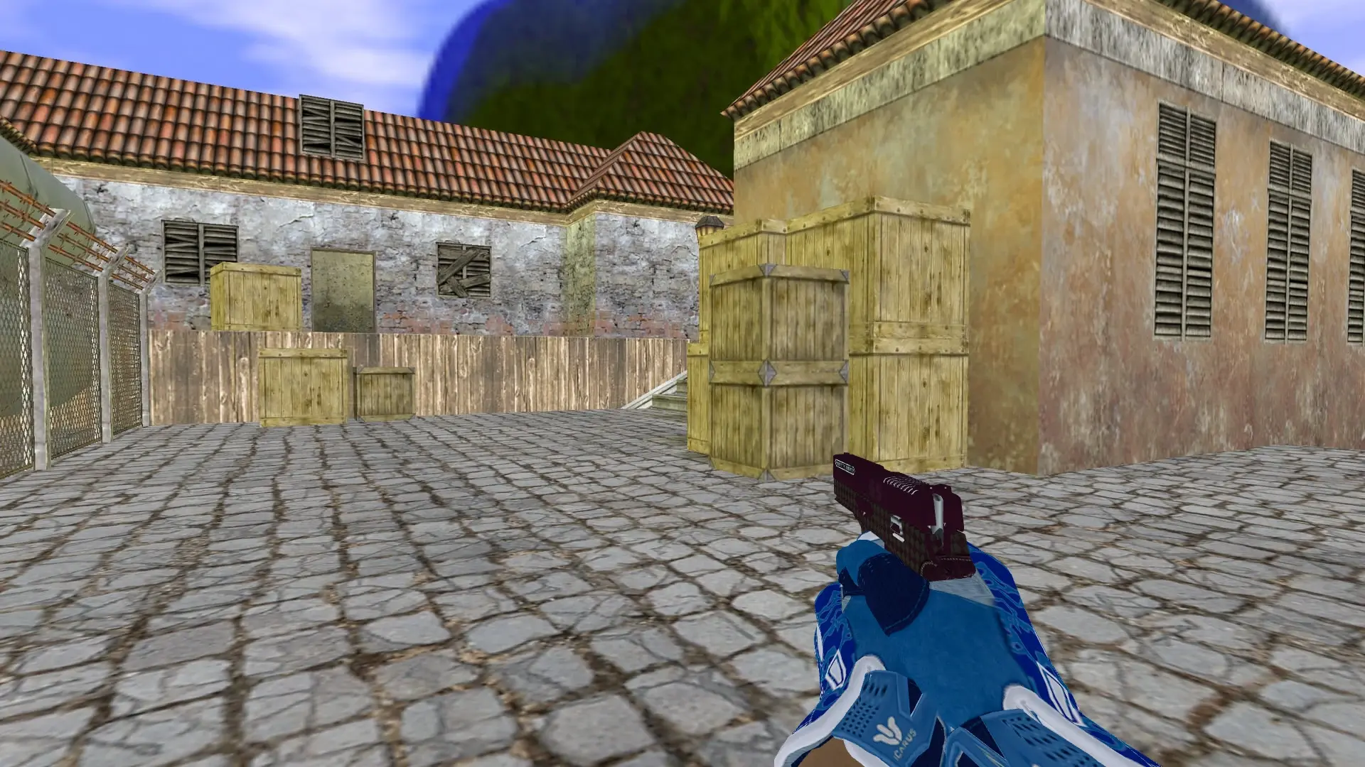 P228 — Sport Gloves Amphibious Pack — de_inferno (first person)