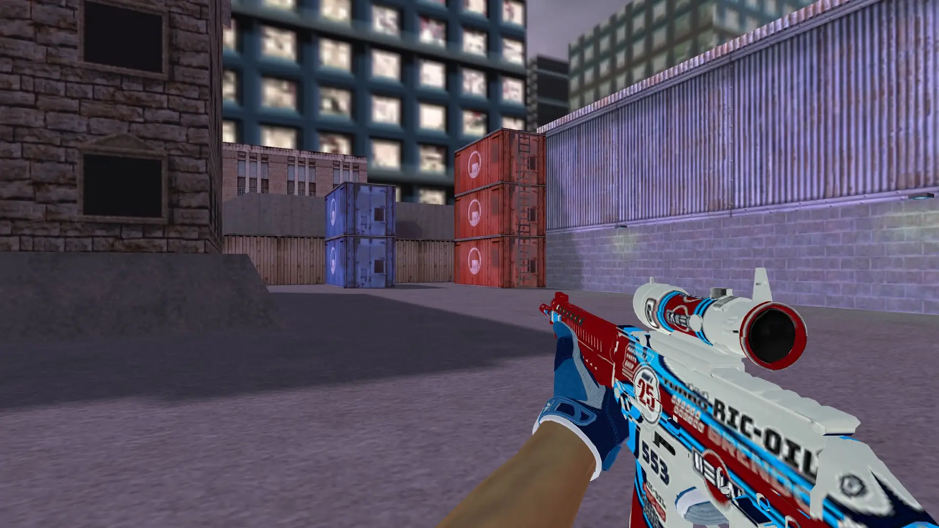 SG552 — Sport Gloves Amphibious Pack — cs_assault (first person)