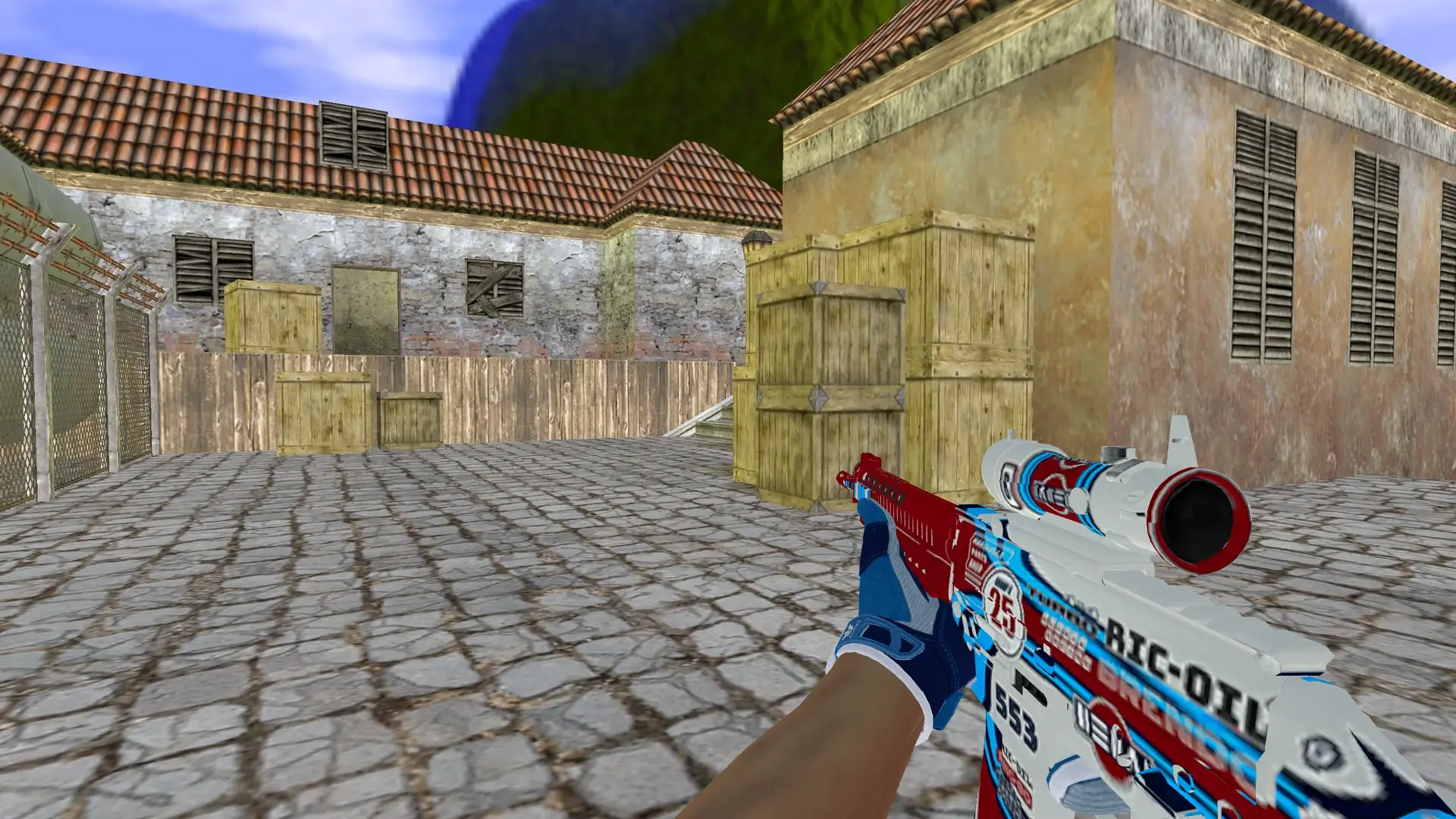 SG552 — Sport Gloves Amphibious Pack — de_inferno (first person)
