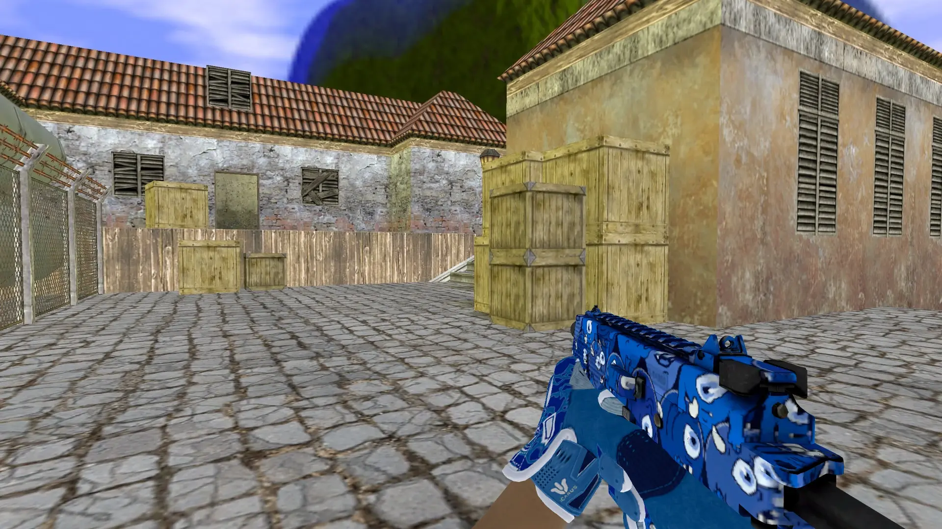 TMP — Sport Gloves Amphibious Pack — de_inferno (first person)