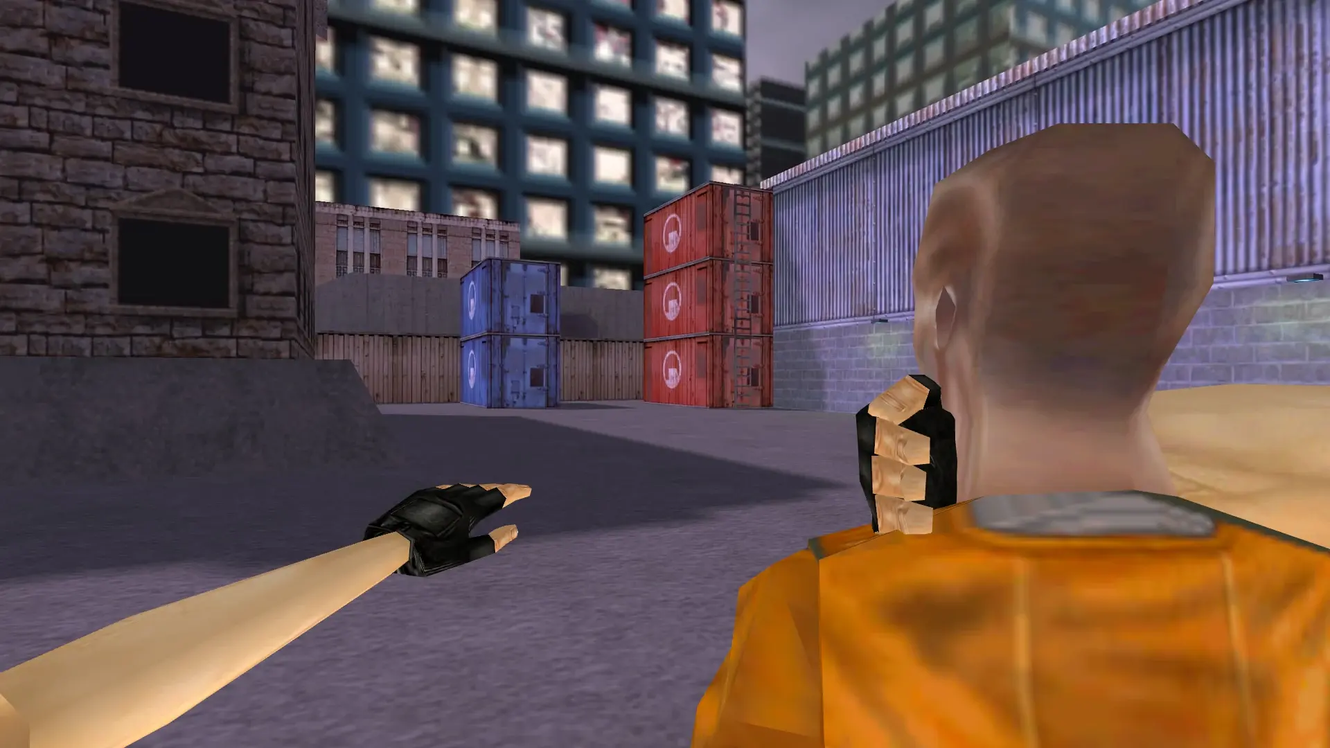 Hostage Human Shield — cs_assault (first person)