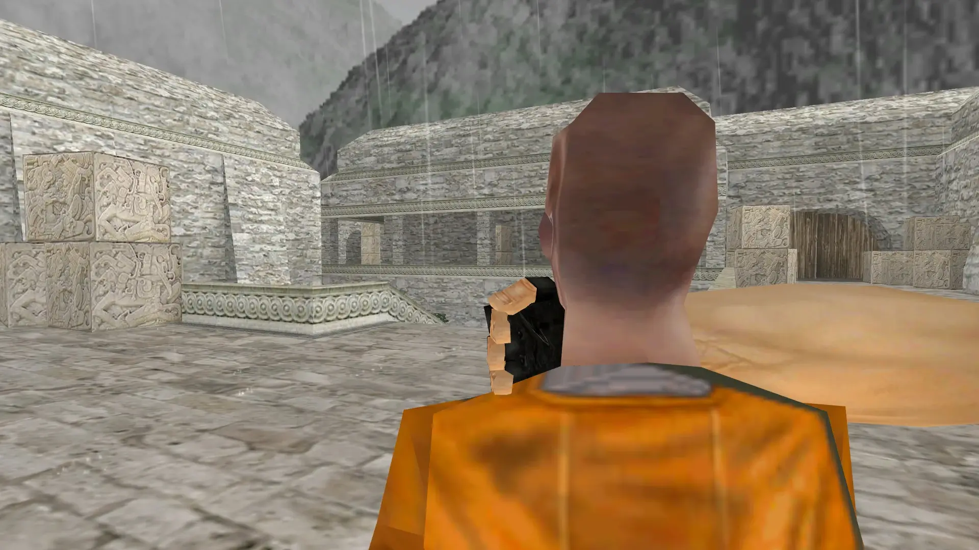 Hostage Human Shield — de_aztec (first person)