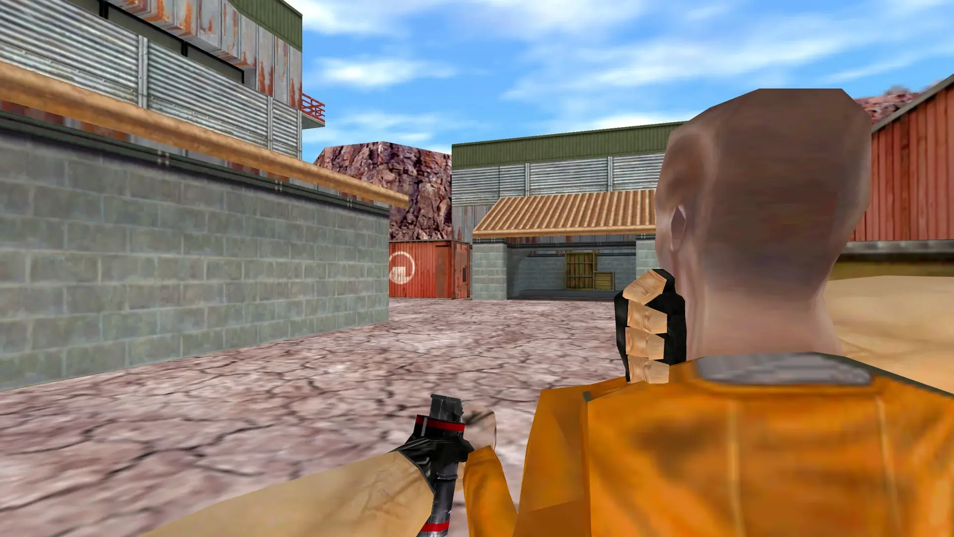 Hostage Human Shield — de_nuke (first person)